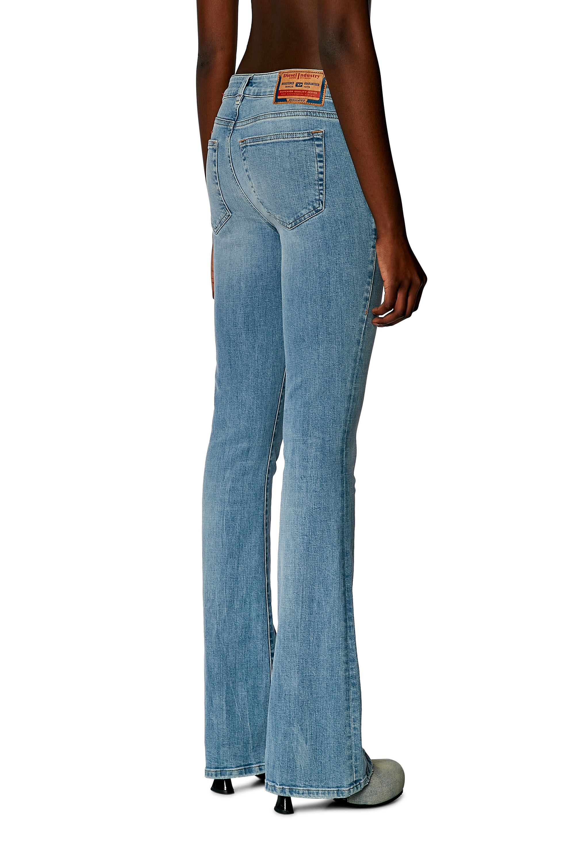 Jeans Bootcut Femme Bleu Clair Diesel 1969 D Ebbey