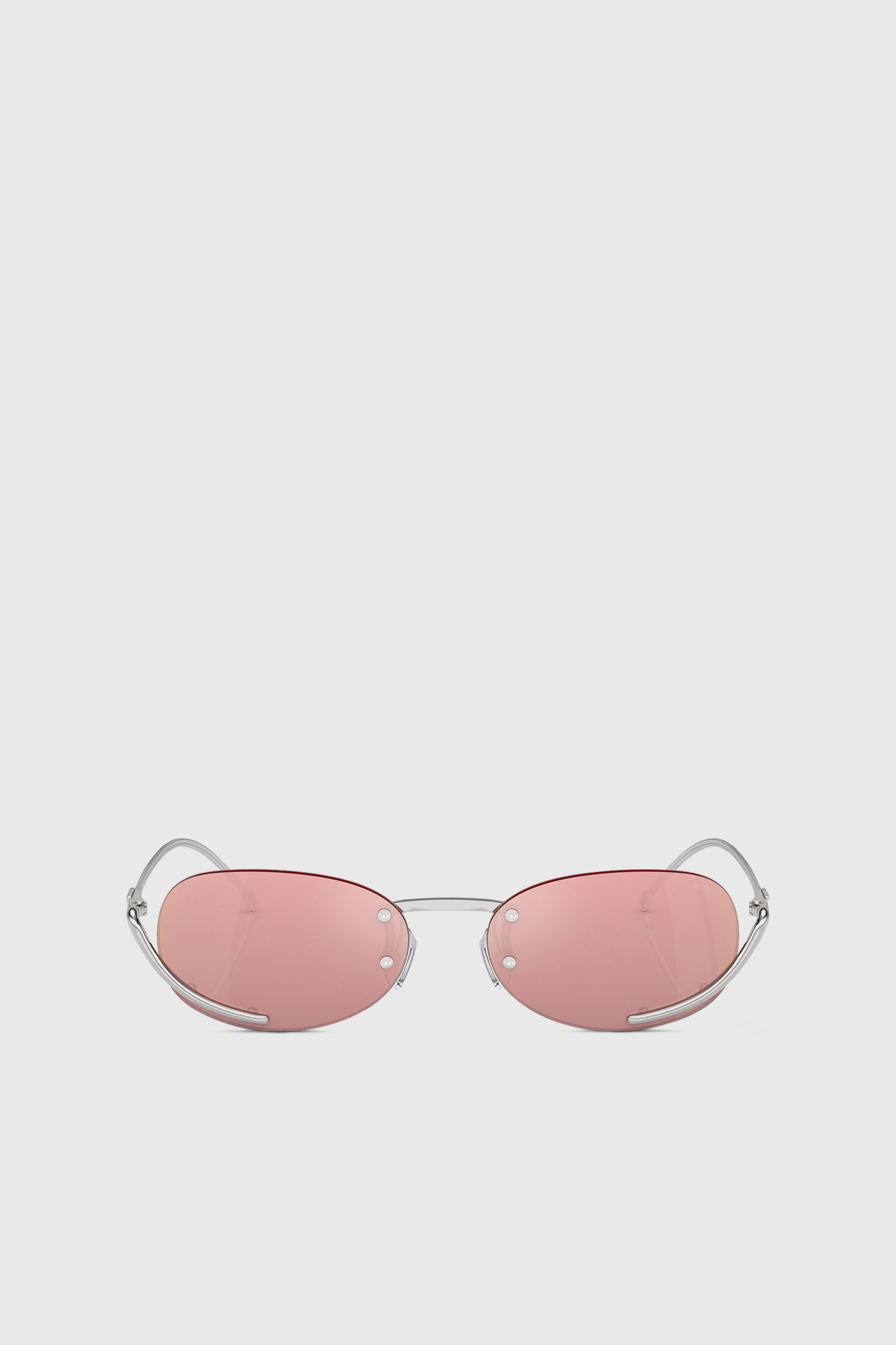 Diesel - 0DL1004, Lunettes de soleil ovales Mixte in Rose - 1