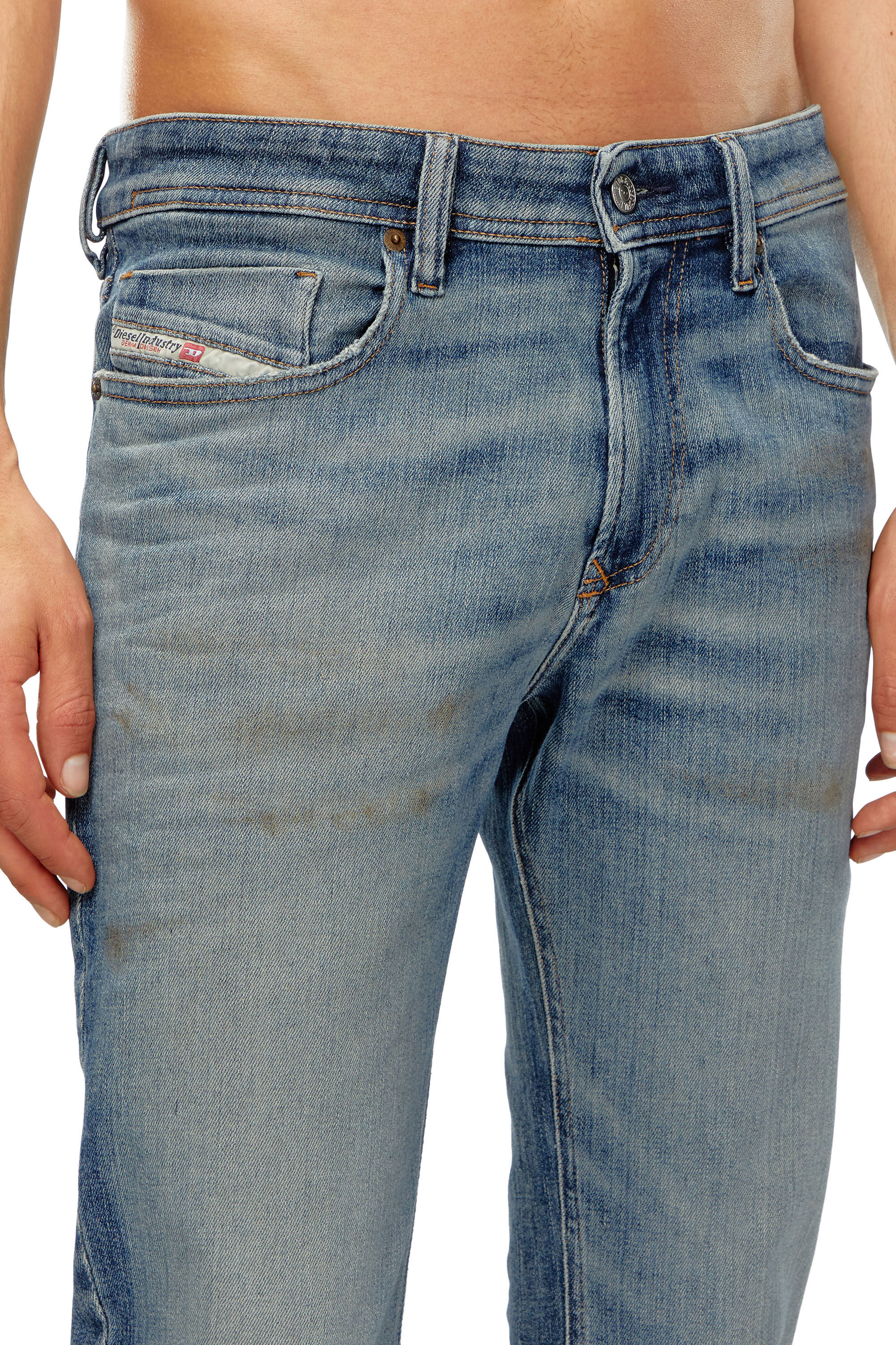 Jeans Skinny Homme Bleu moyen Diesel 1979 Sleenker