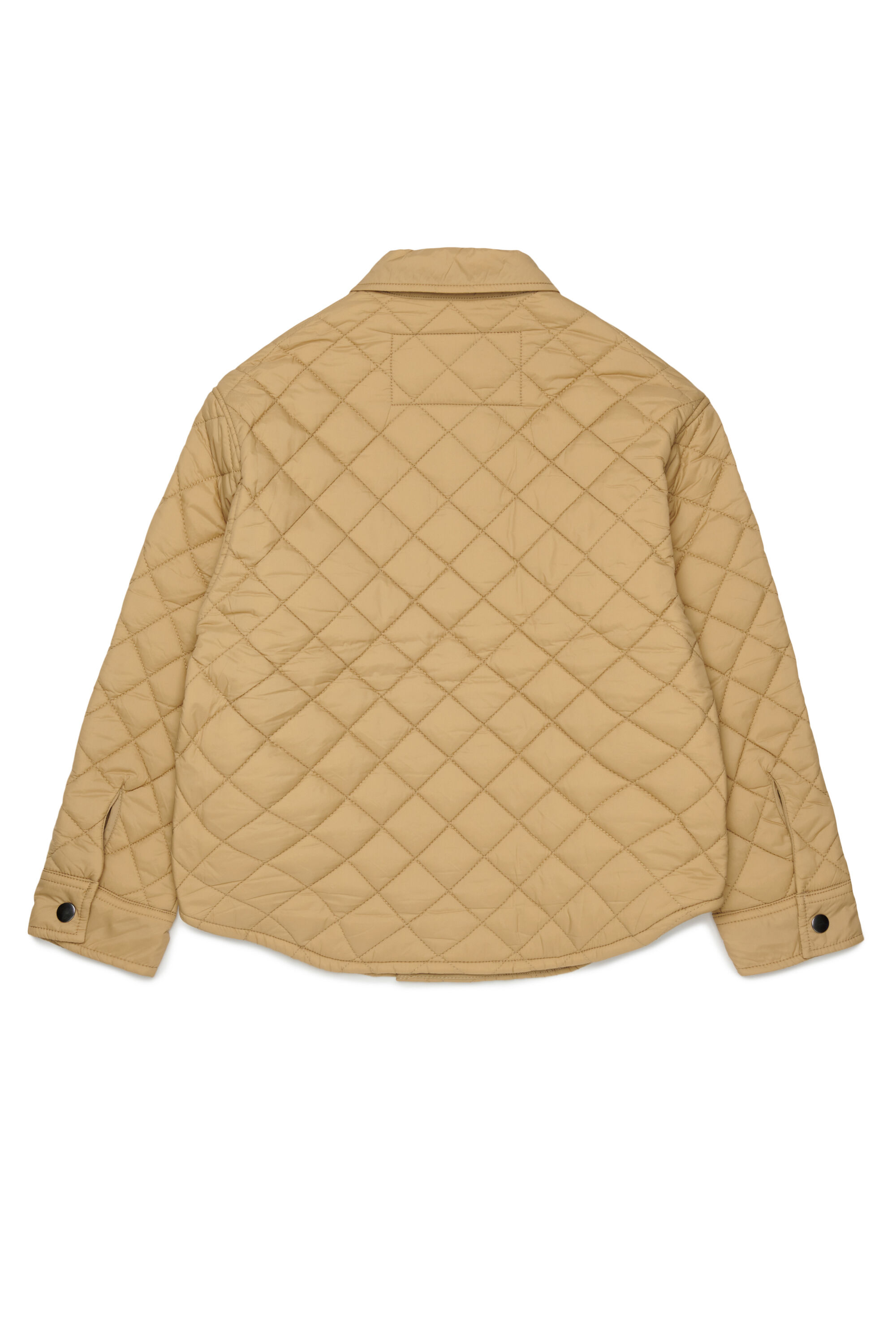 Diesel - JMONTY, Unisex's Shirt jacket in quilted nylon in Brown - 2
