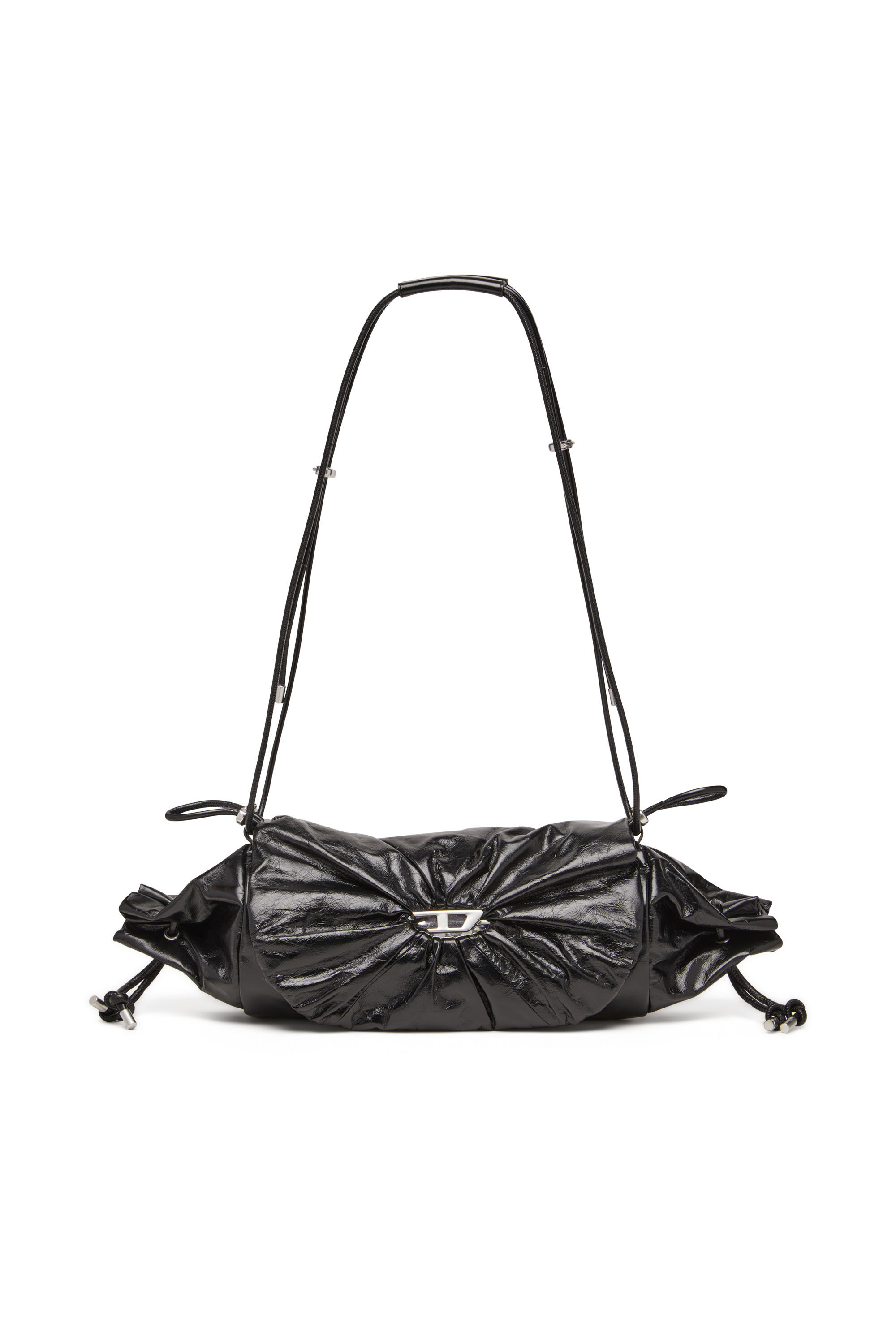 Sac noir brillant sales