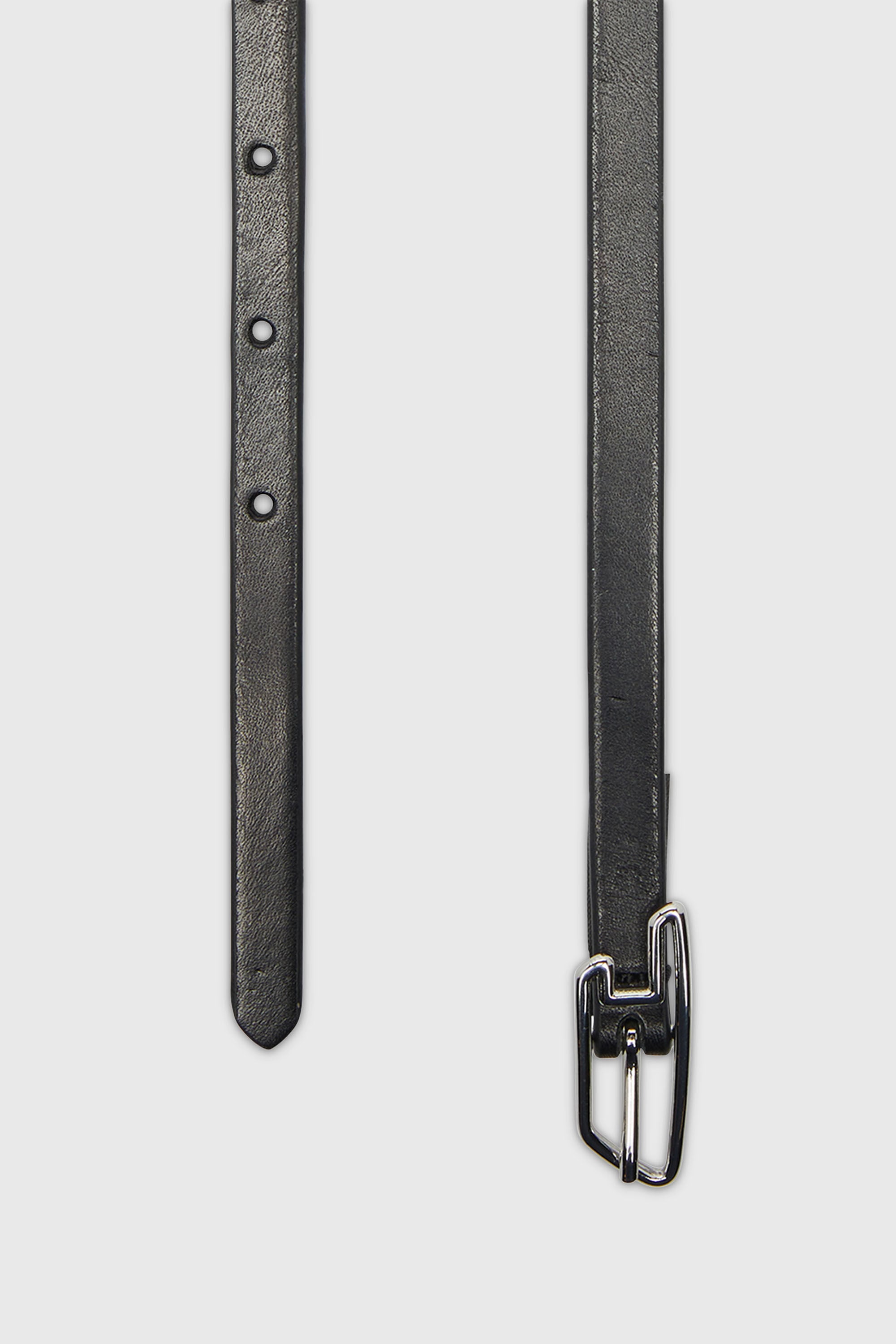 Diesel - B-D LINE W 10, Ceinture 1,5 cm en cuir pull-up avec boucle D Femme in Noir - 2