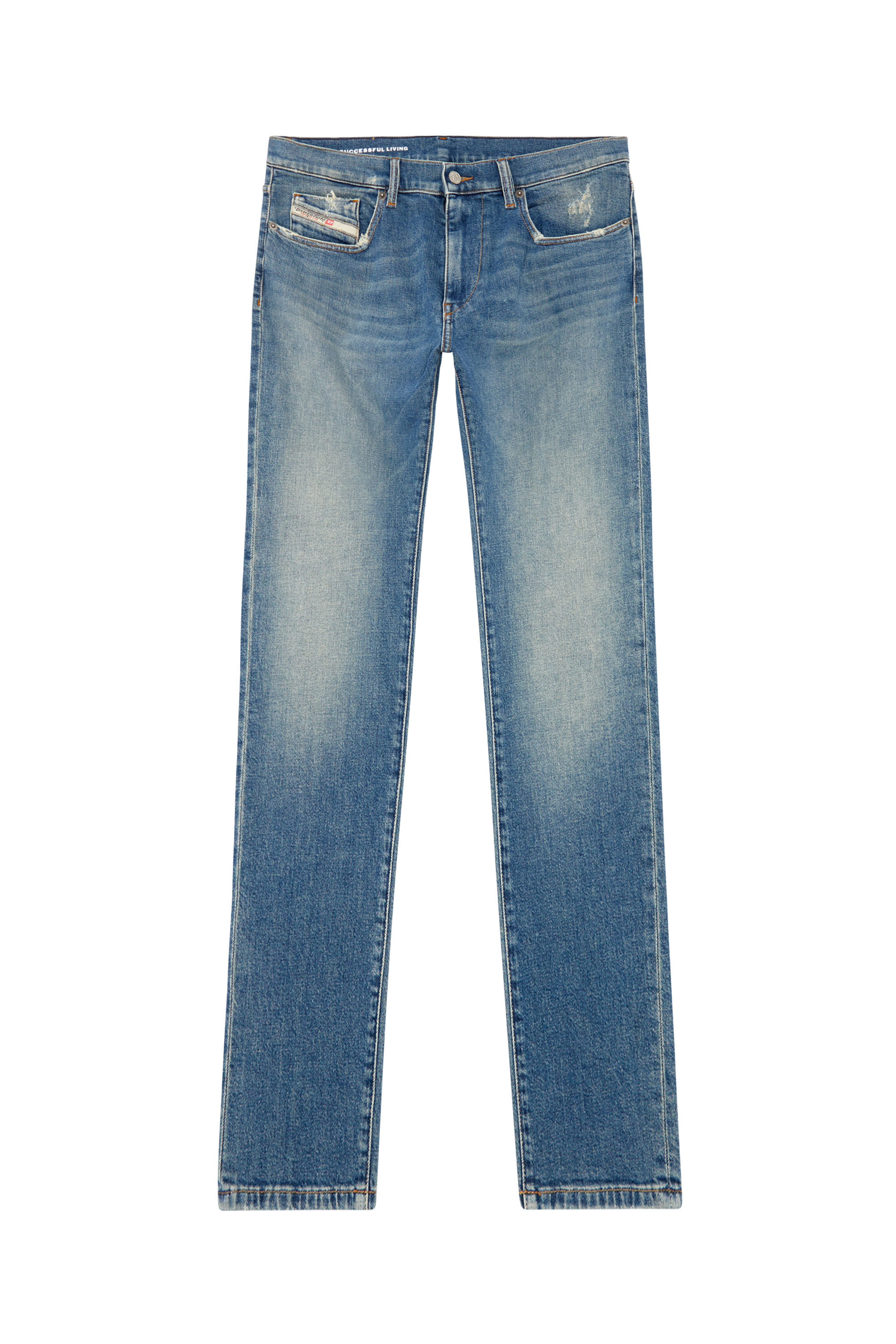 Diesel - Slim Jeans 2019 D-Strukt 0GRDG, Bleu Clair - Image 2