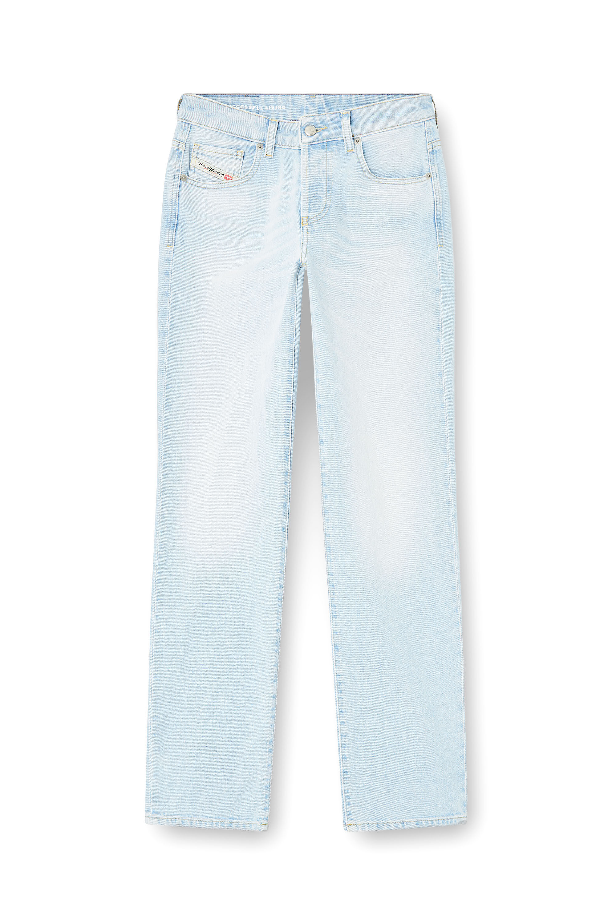 Diesel - Regular Jeans 1989 D-Mine 09M11 Femme, Bleu Clair - Image 2