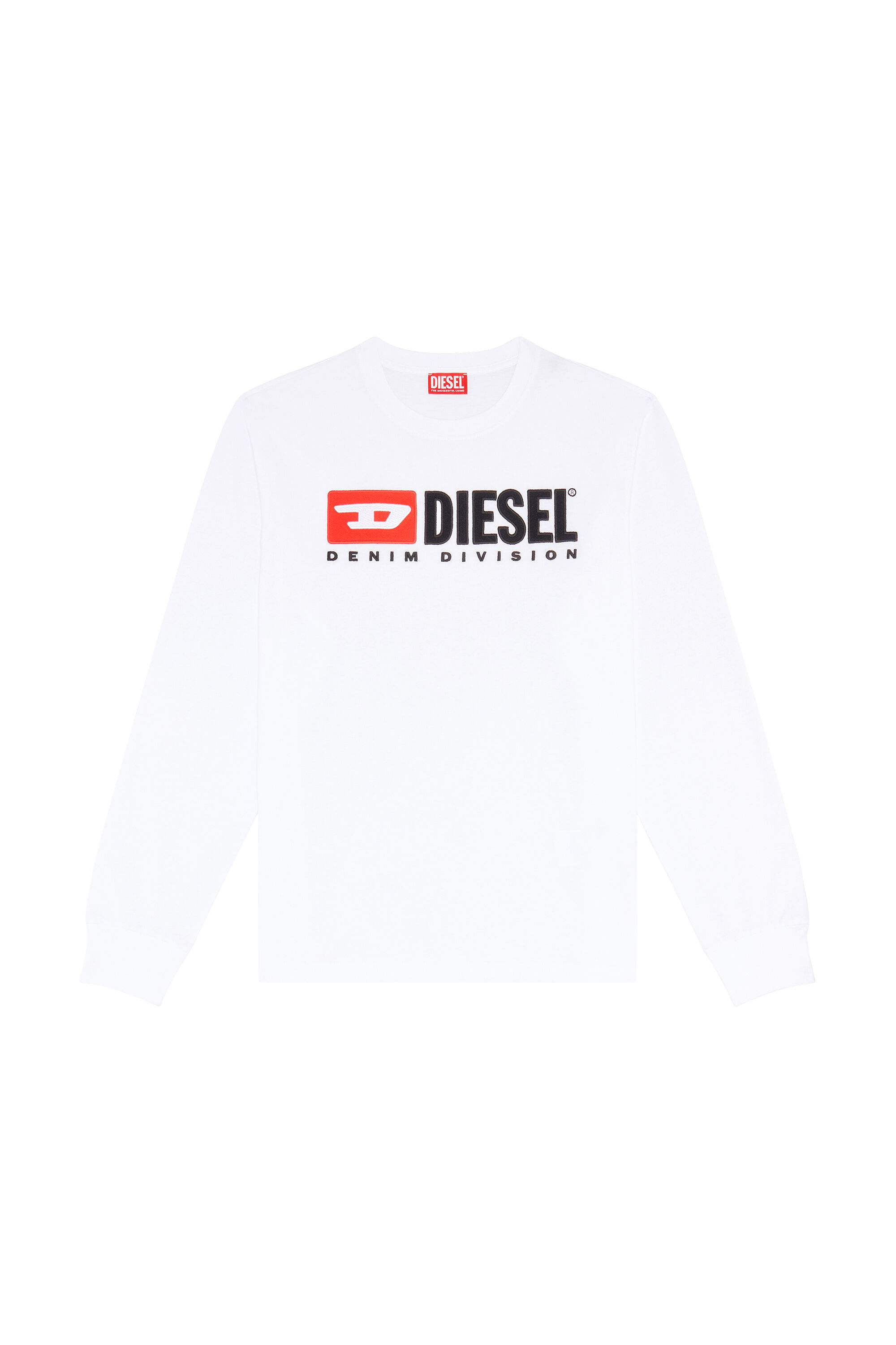 Diesel - T-JUST-LS-DIV, Blanc - Image 2