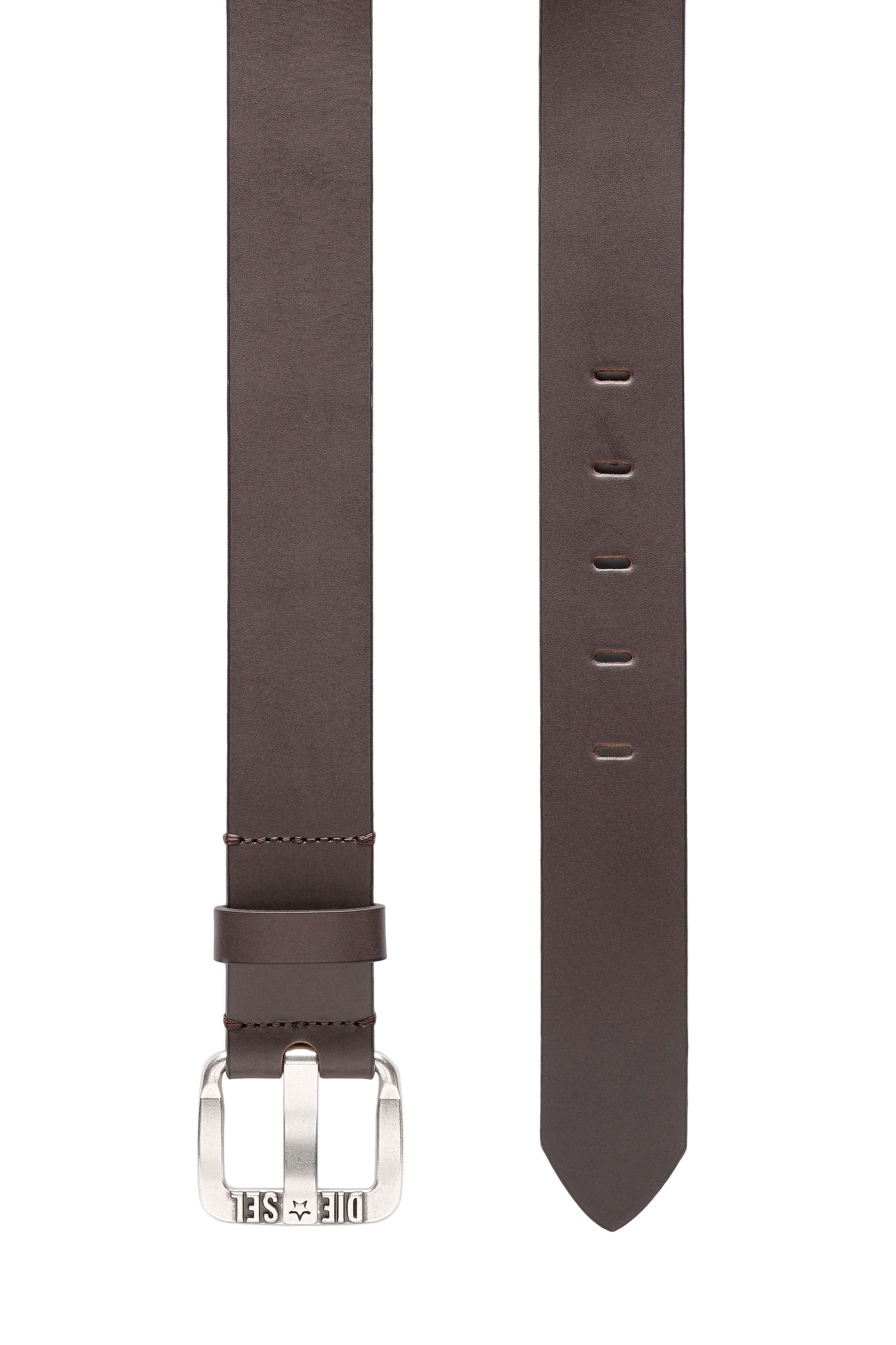 B STAR II Homme Ceinture en cuir avec boucle logo toile Diesel