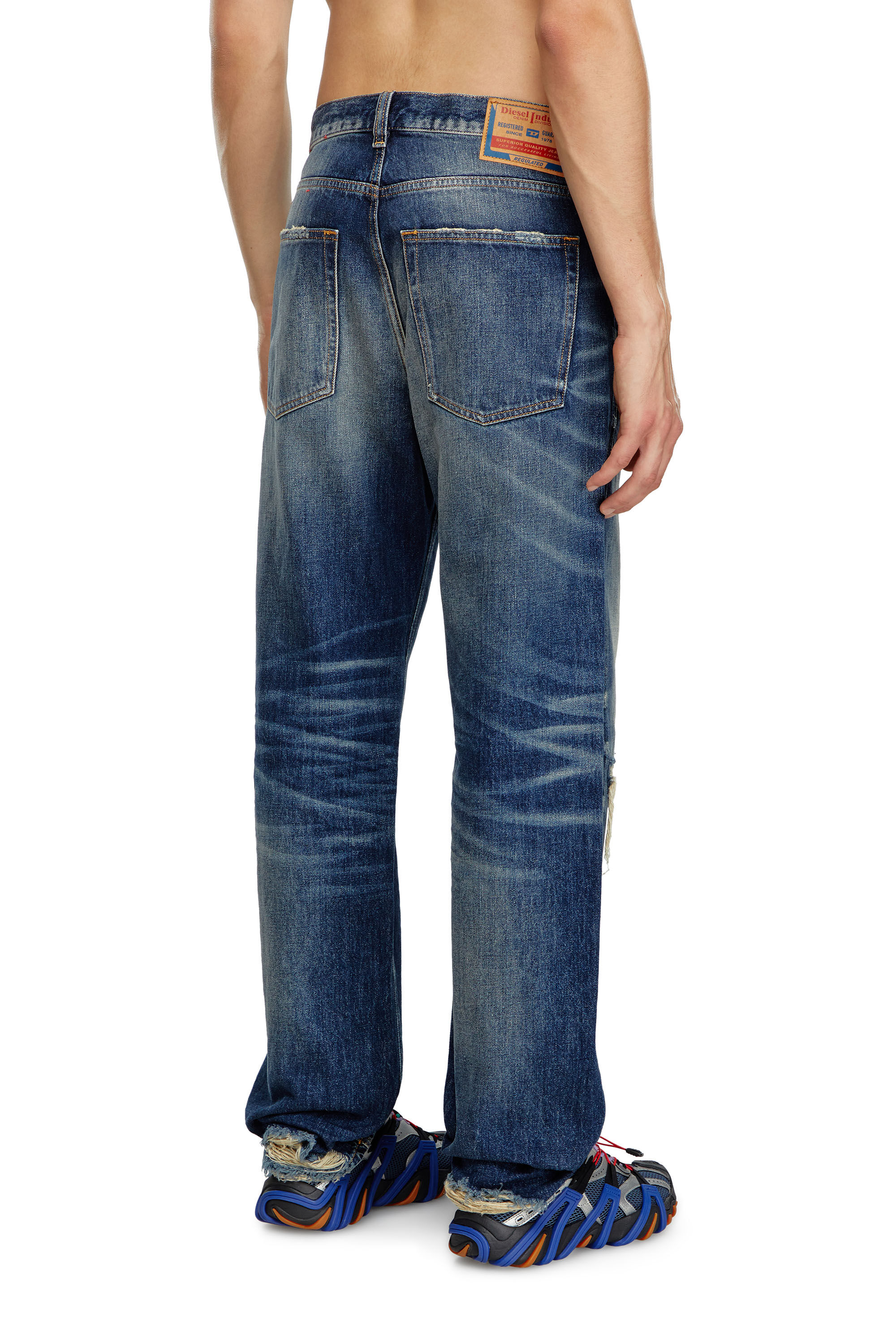 Diesel - Homme Straight Jeans 2010 D-Macs 09J95, Bleu Foncé - Image 4