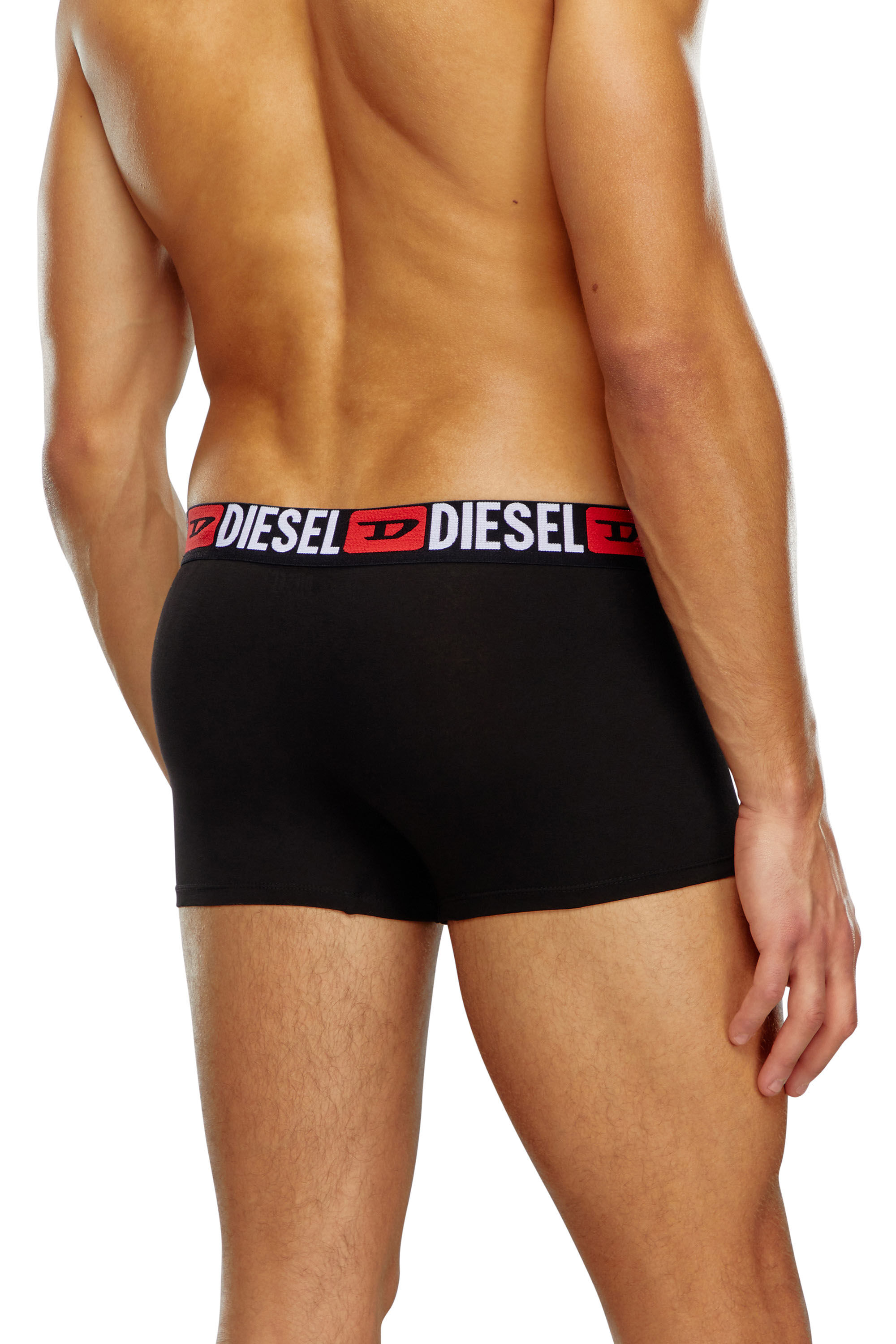 Men: Three-pack of all-over logo waist boxers | Diesel