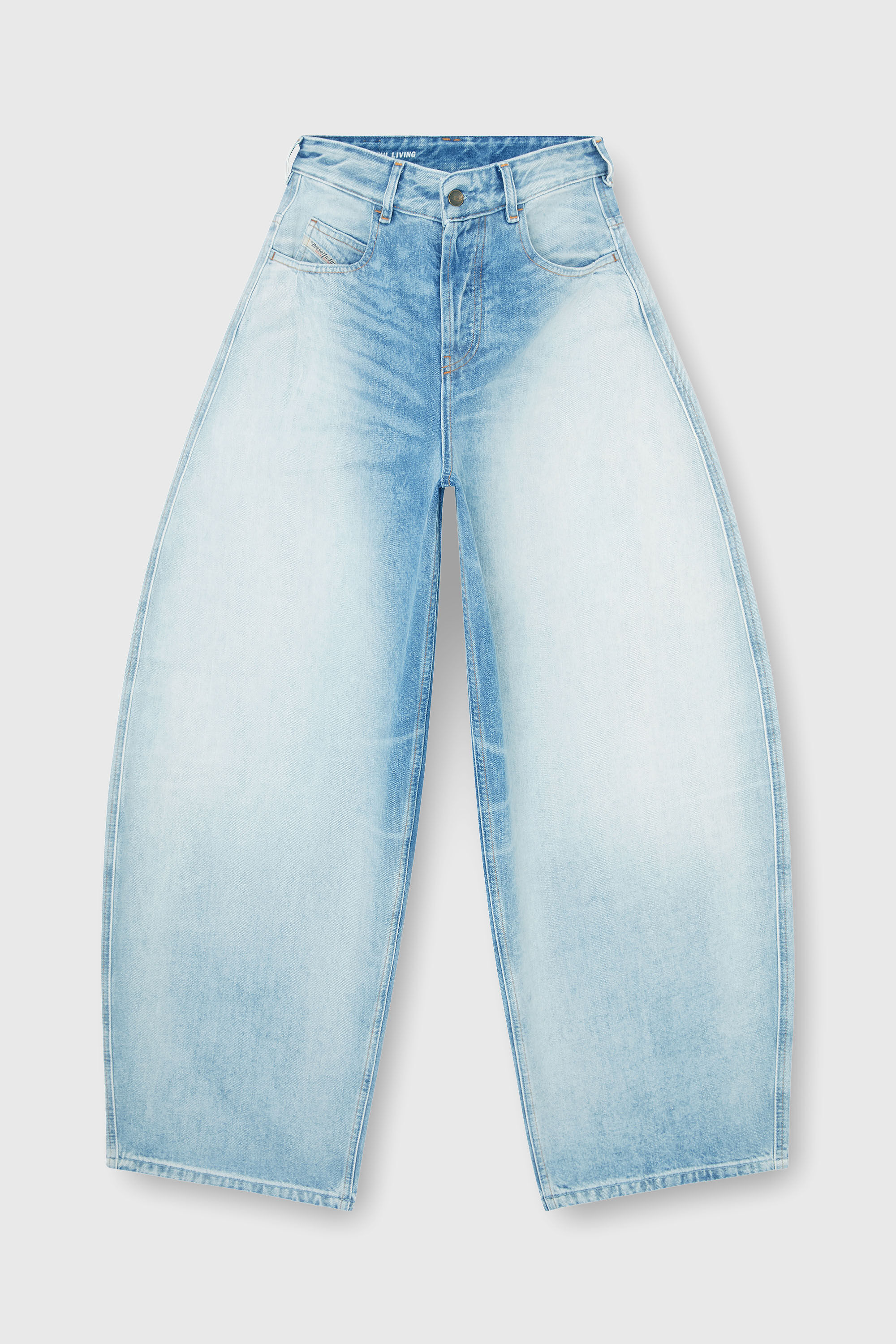 Diesel - Relaxed Jeans 1987 D-Khelz 007EE Femme, Bleu Clair - Image 6