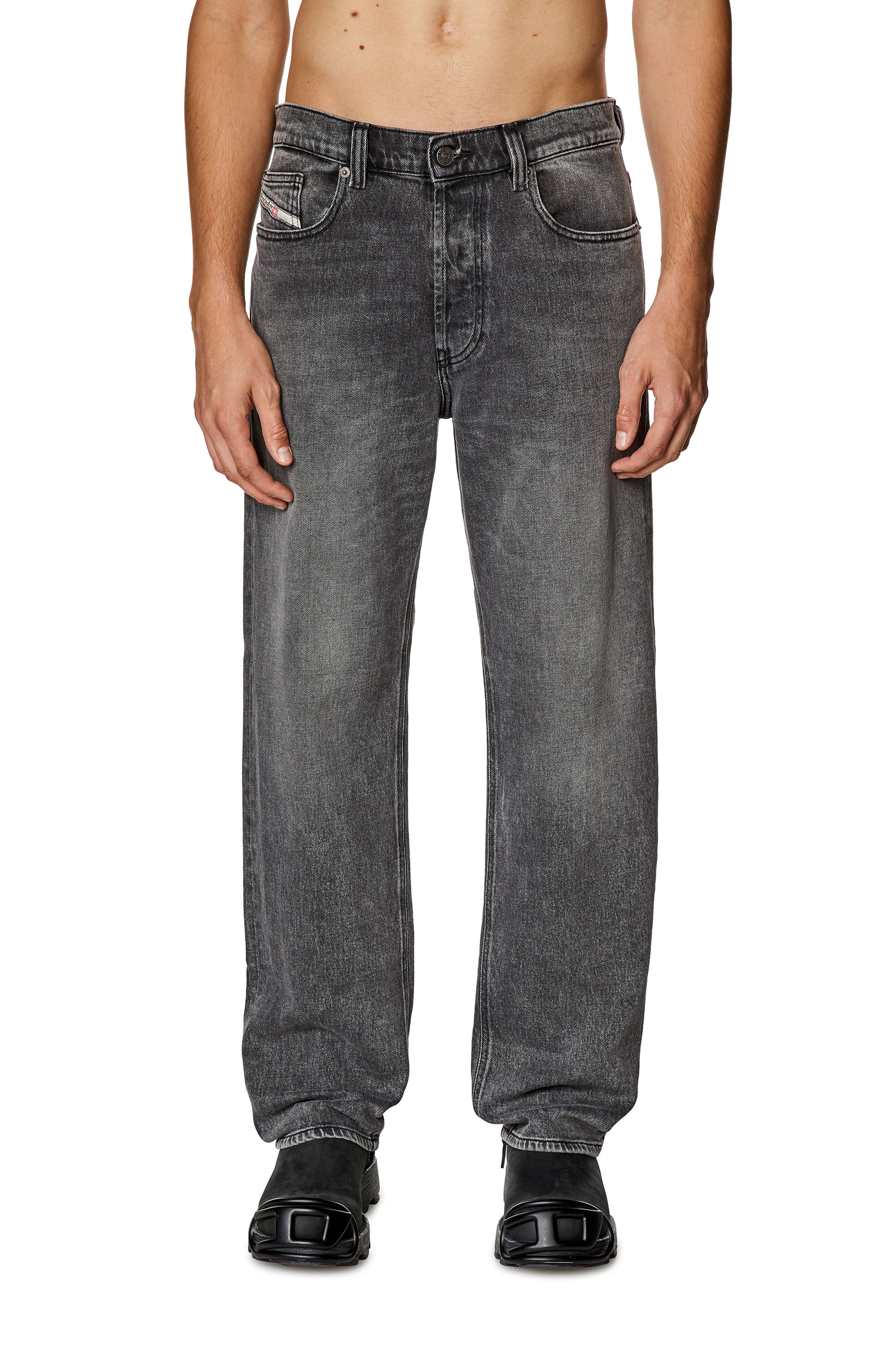 Diesel - Straight Jeans 2010 D-Macs 09I33, Gris - Image 3