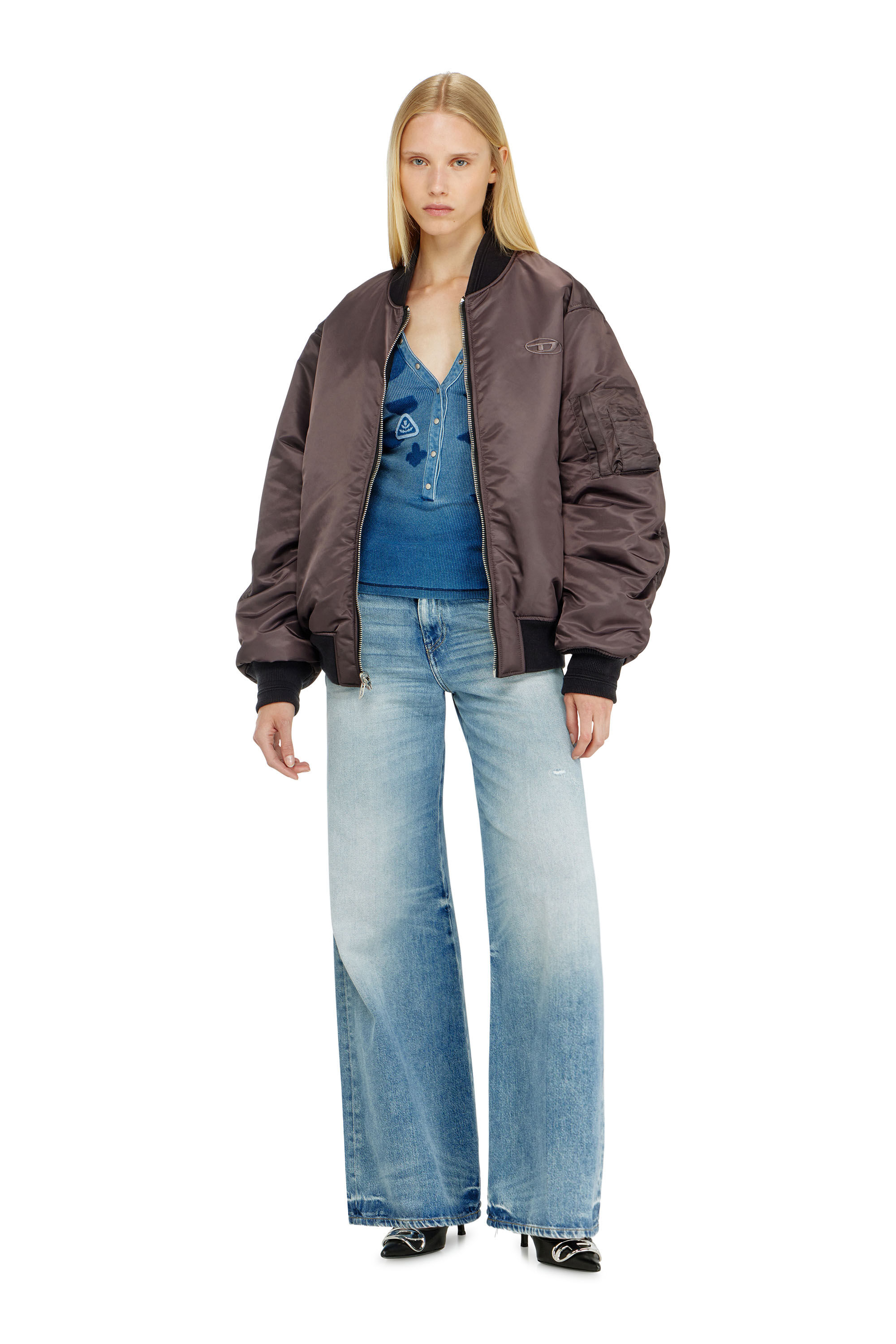 Diesel - Flare Jeans 1978 D-Akemi 09M07 Femme, Bleu Clair - Image 1
