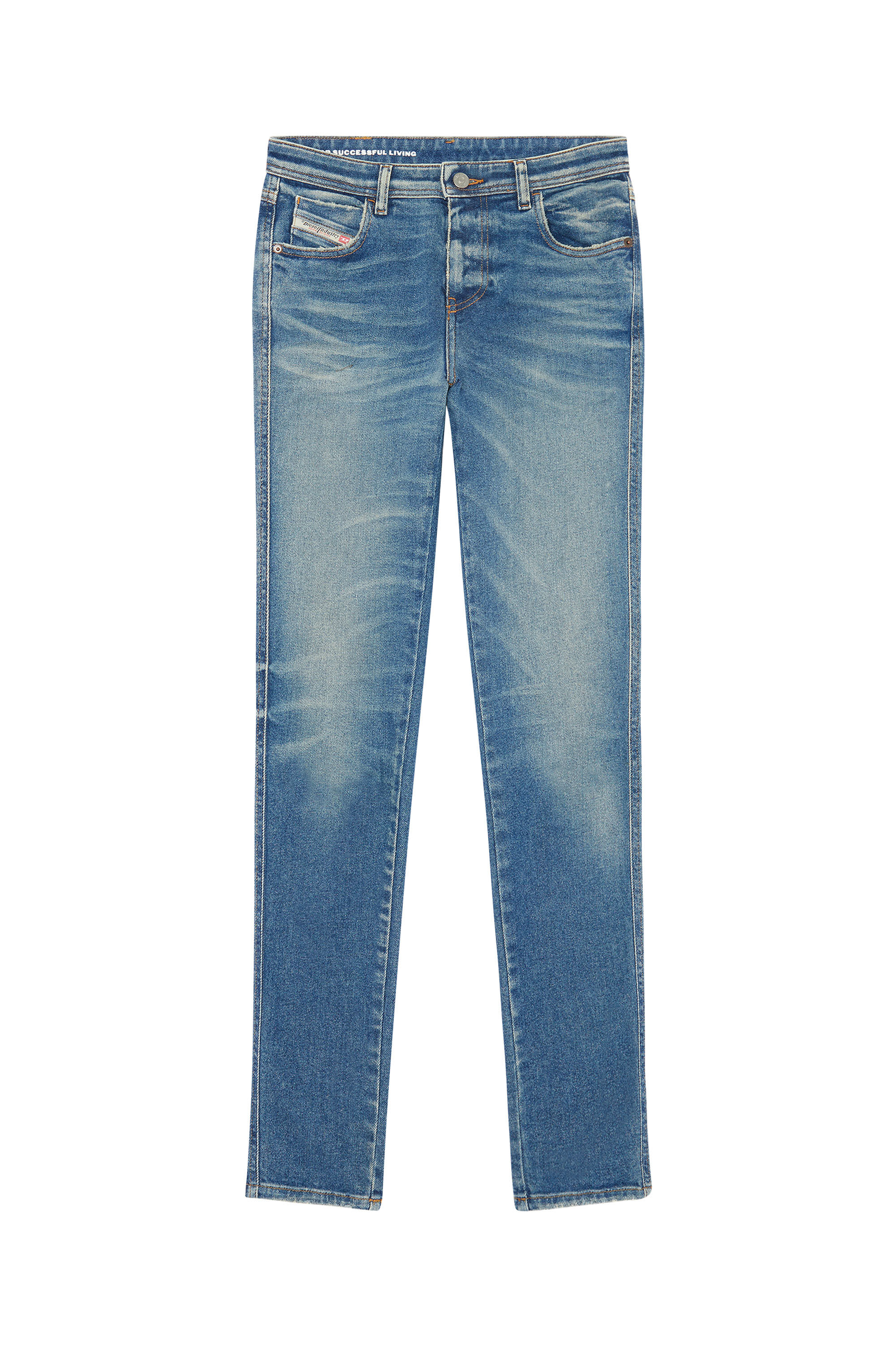 Diesel - 2015 Babhila 09E88 Skinny Jeans, Bleu moyen - Image 2