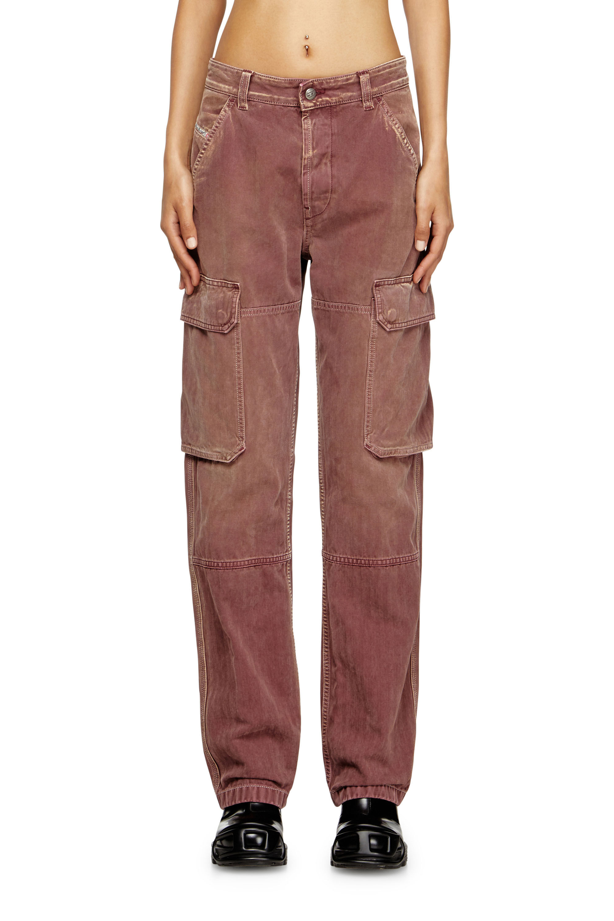 Diesel - Regular Jeans D-Pot 09M93 Femme, Marron - Image 3