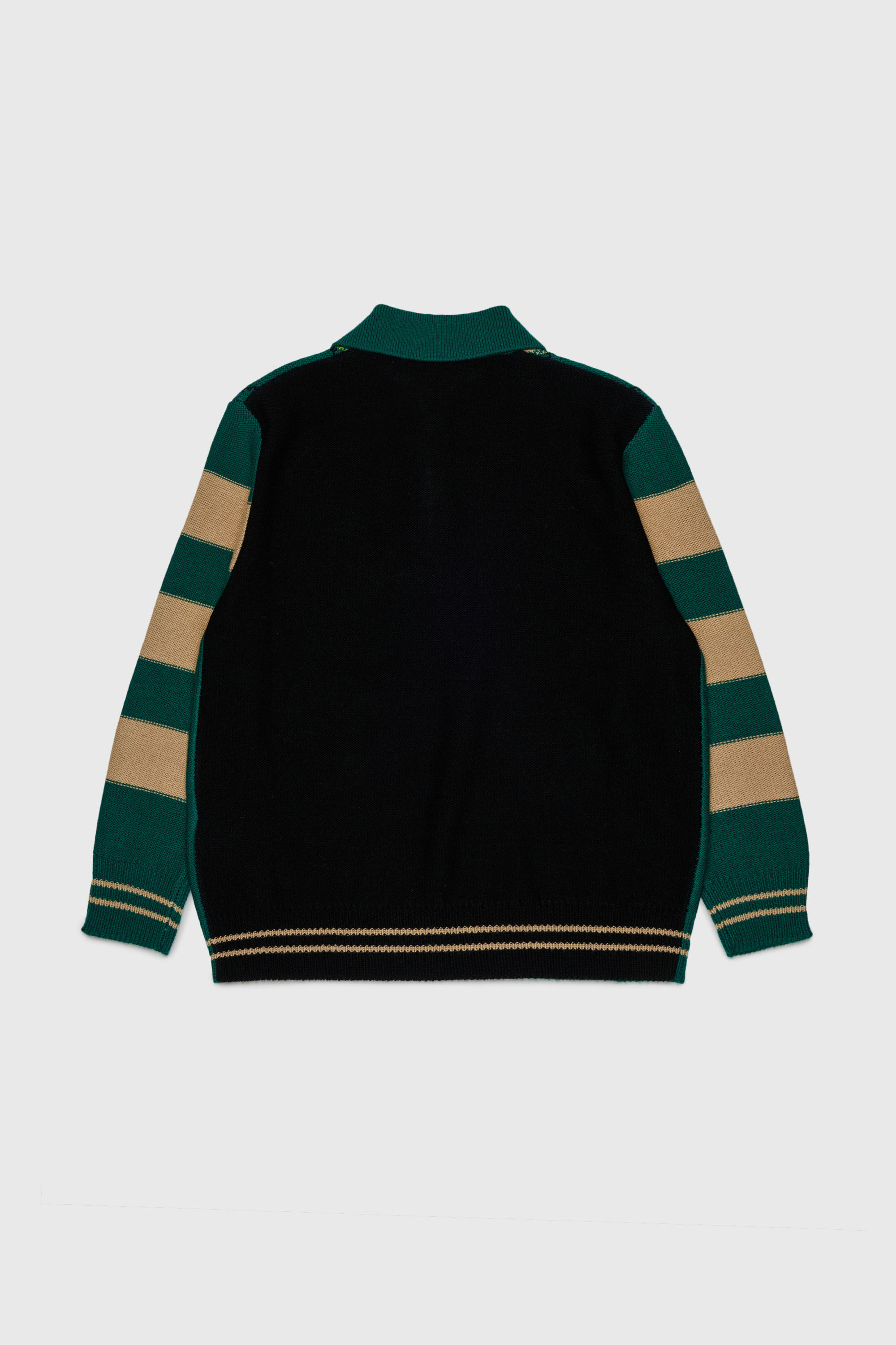 Diesel - KROMBY OVER, Pull en maille m&eacute;lang&eacute;e avec motif argyle Mixte in Vert - 2