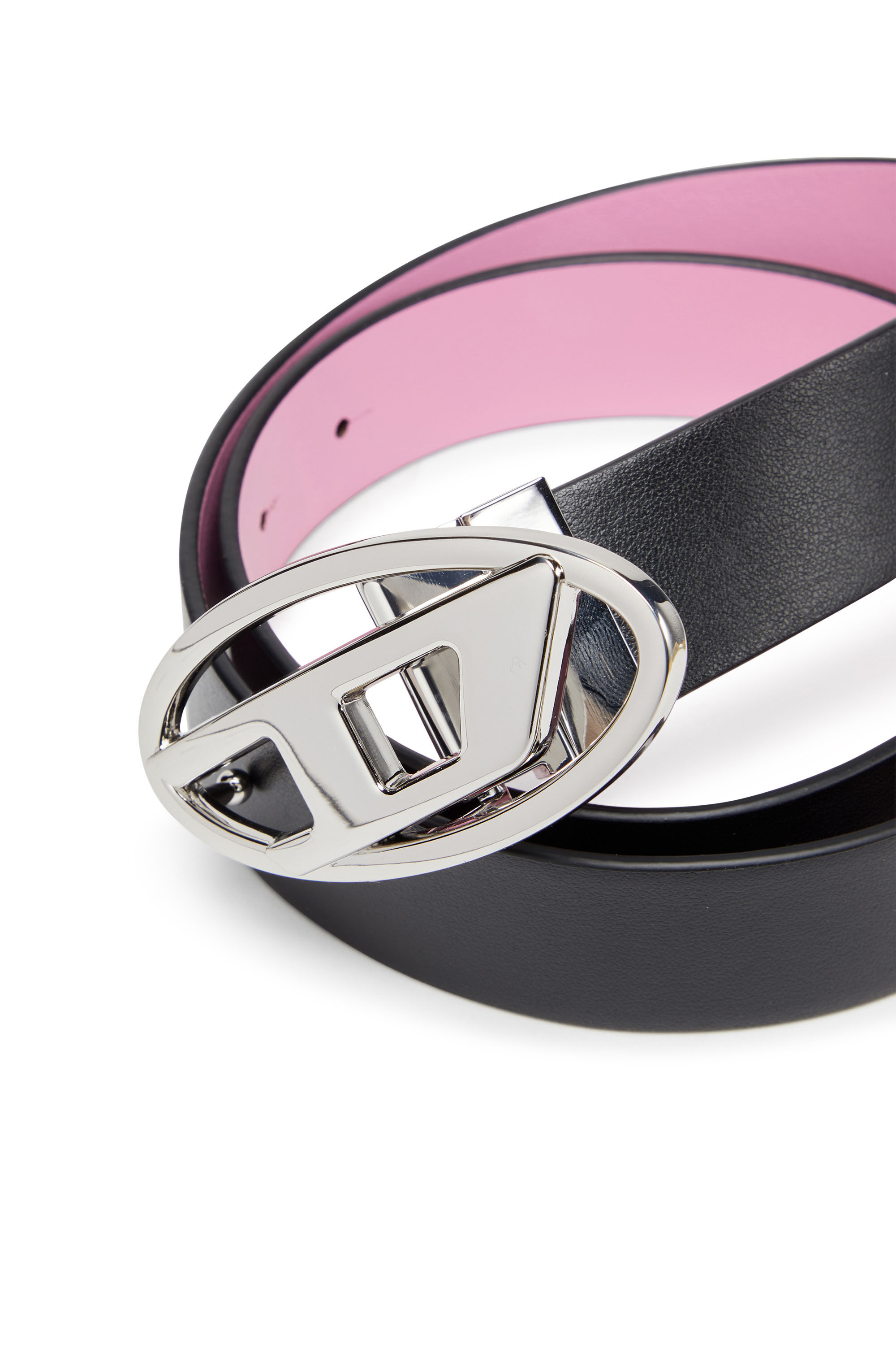 Diesel - B-1DR W REV II 30, Ceinture réversible en cuir avec boucle Oval D Femme in Polychrome - 3
