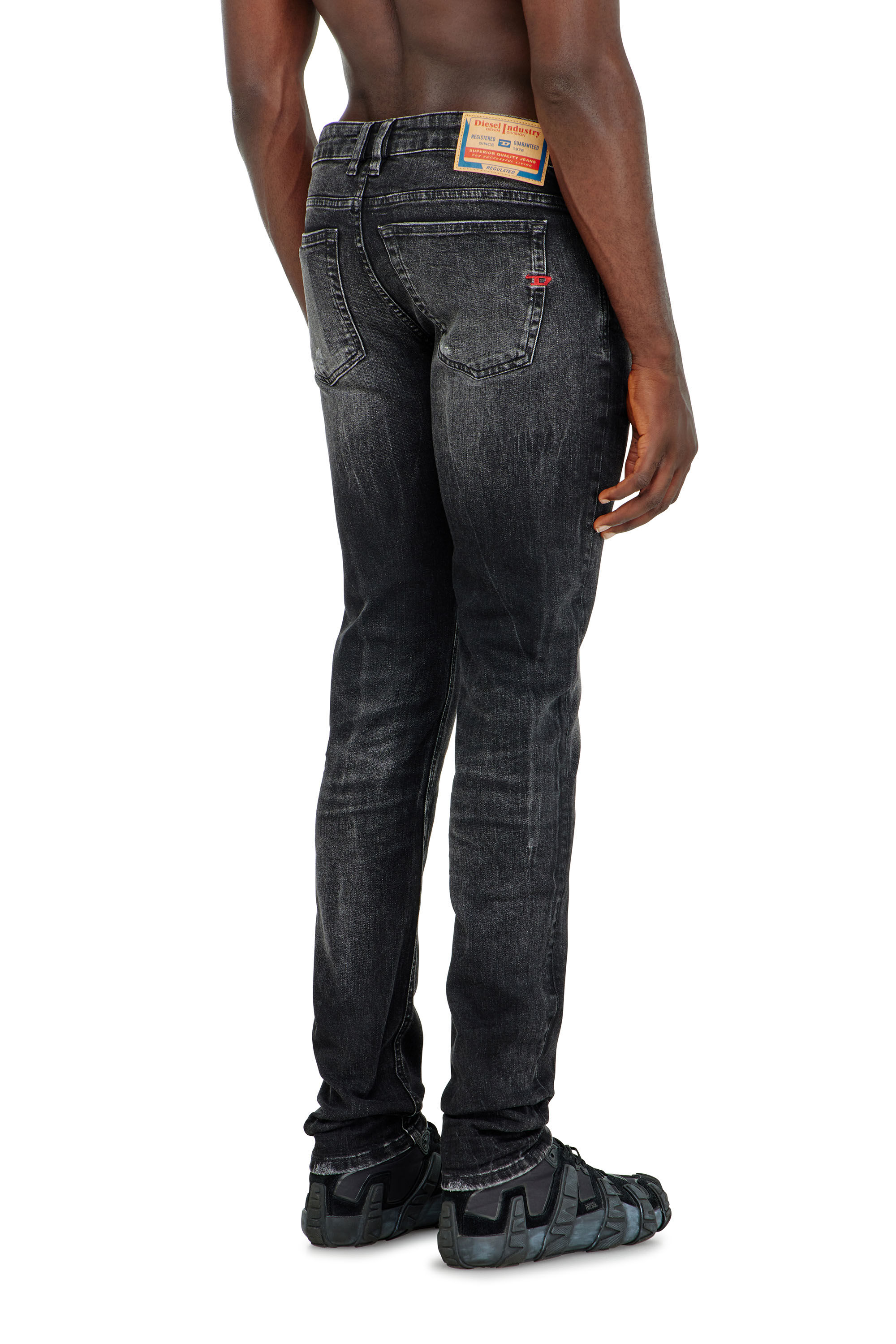 Diesel - Skinny Jeans 1979 Sleenker 0DBDP Homme, Noir/Gris fonc&eacute; - Image 5