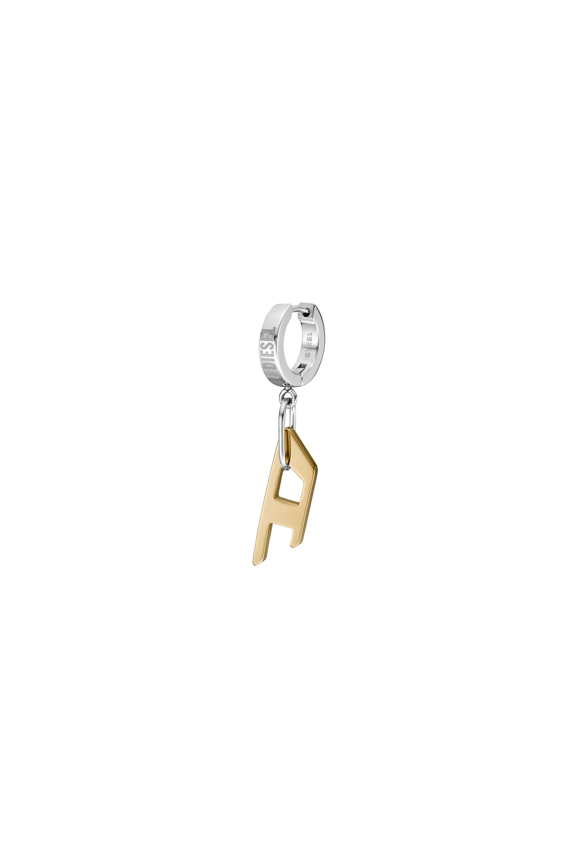 Diesel - DX1419, Boucle d'oreille en acier bicolore Mixte in Doré - 1
