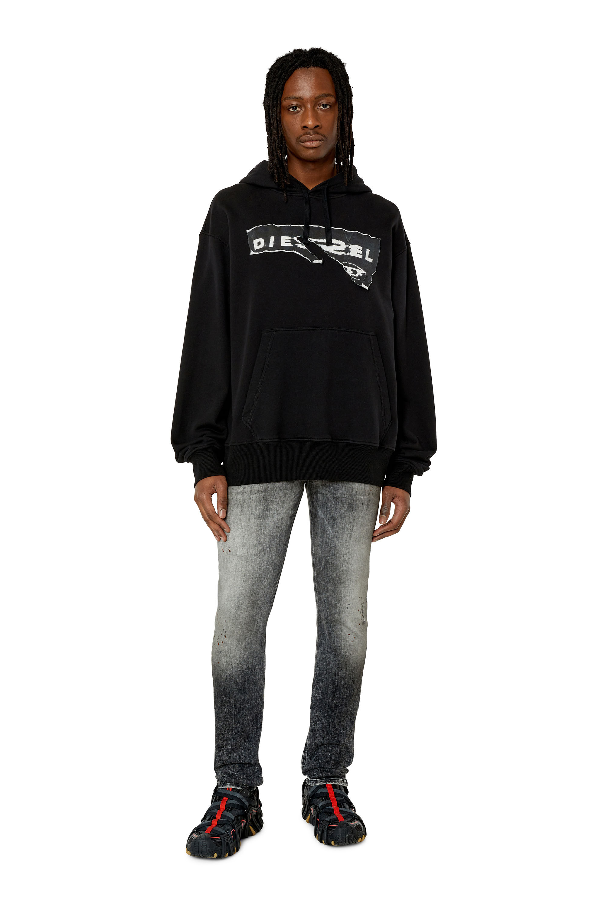 Diesel - Skinny Jeans 1979 Sleenker 09E70 Homme, Noir/Gris foncé - Image 1