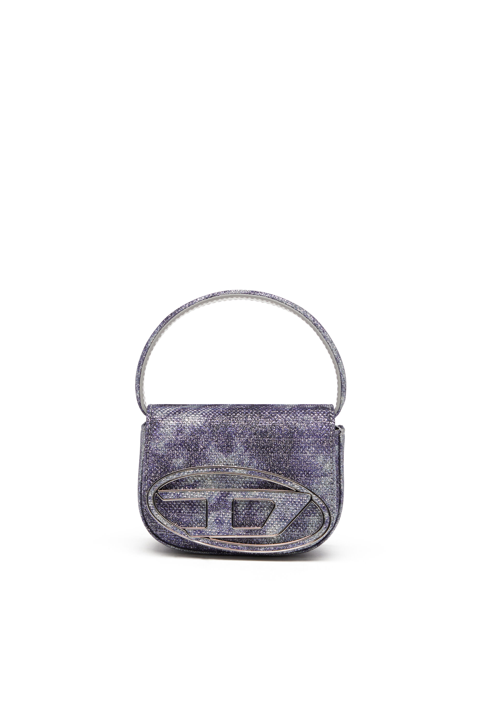 Diesel - 1DR XS, 1DR Xs-Mini sac emblématique en tissu brillant Femme in Bleu - 1