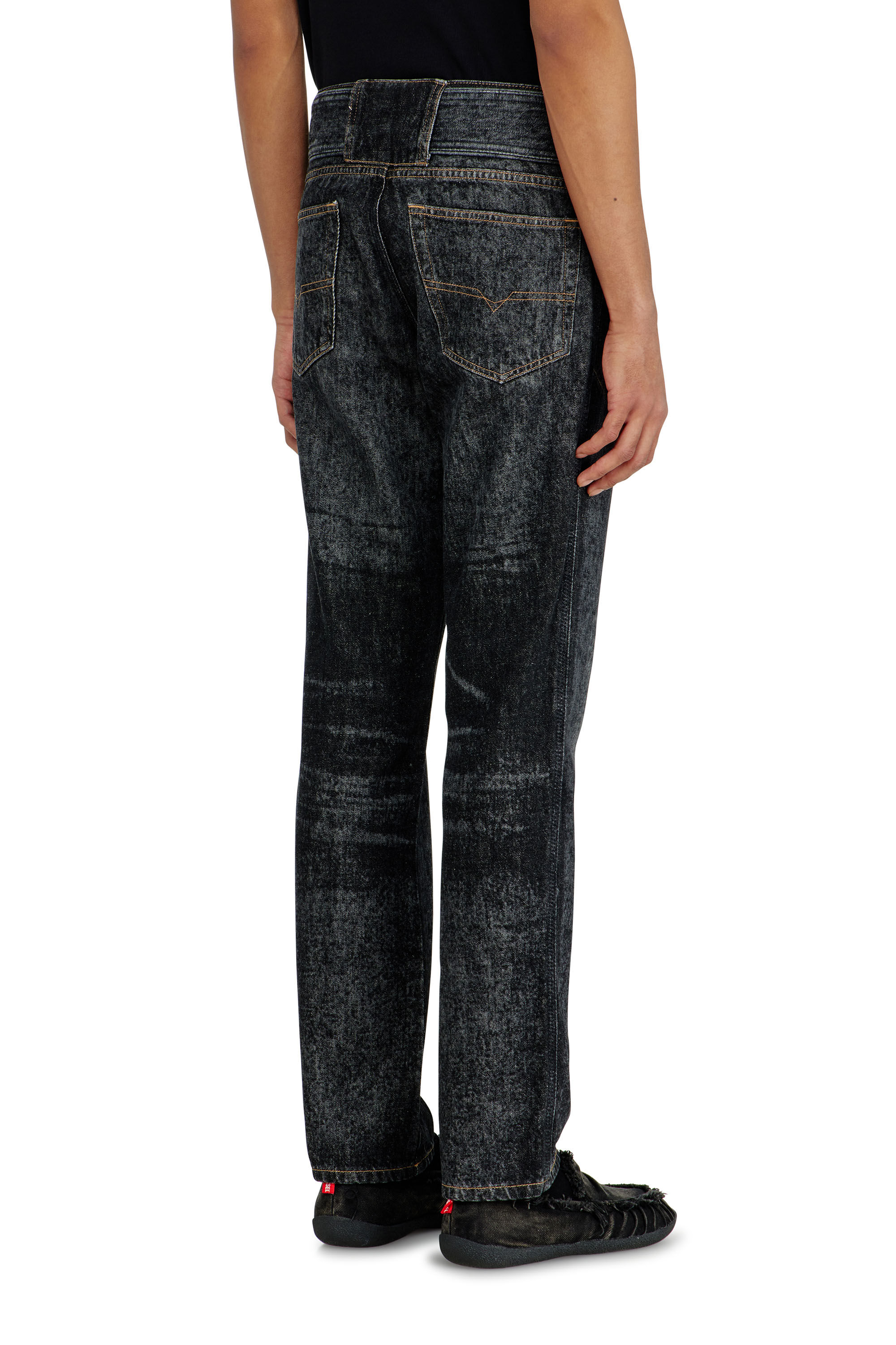 Diesel - Man's Slim Jeans D-Villus 09Q24, Black/Dark grey - 5