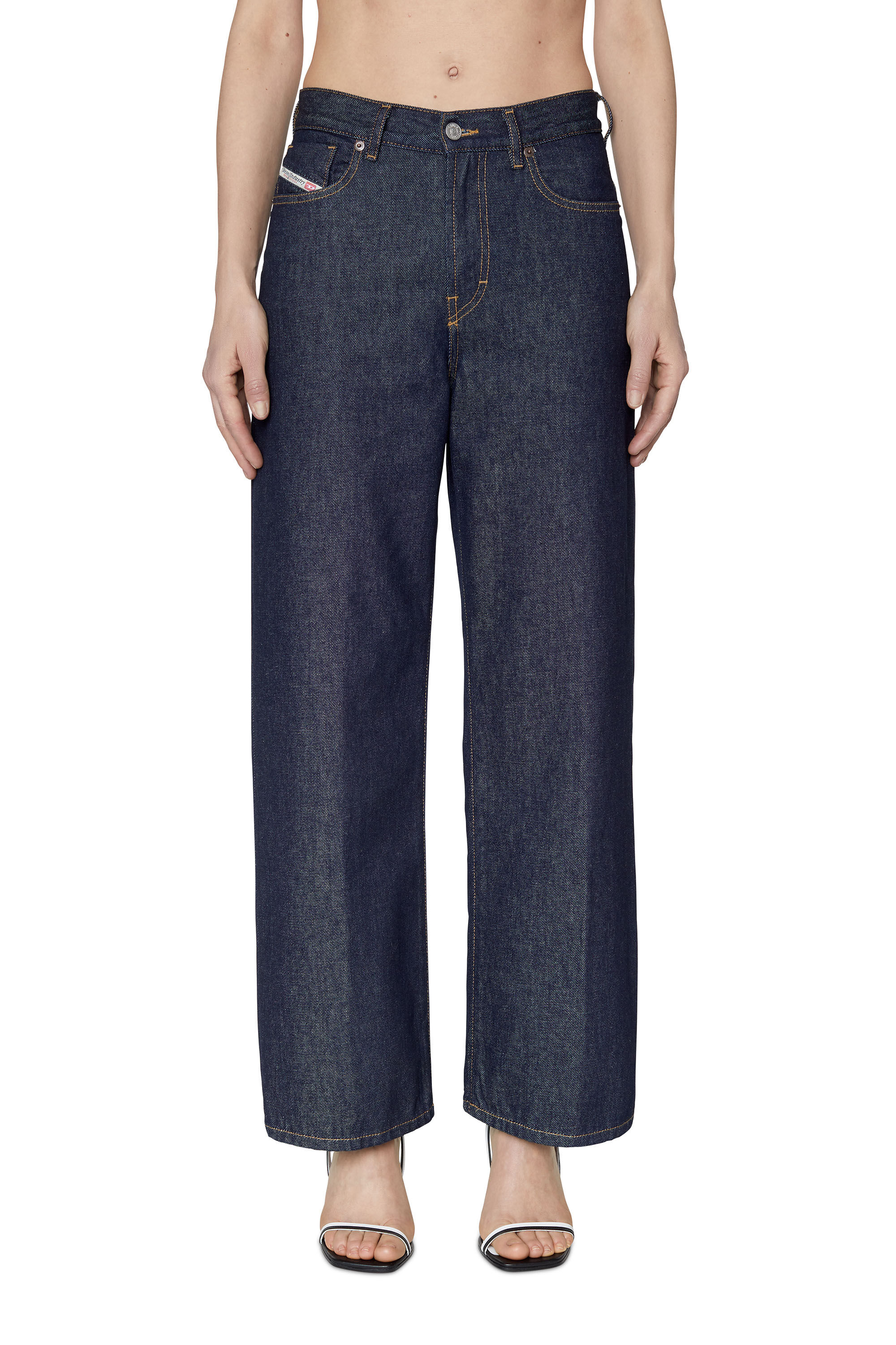 Diesel - 2000 Widee Z9C02 Bootcut and Flare Jeans, Bleu Foncé - Image 3