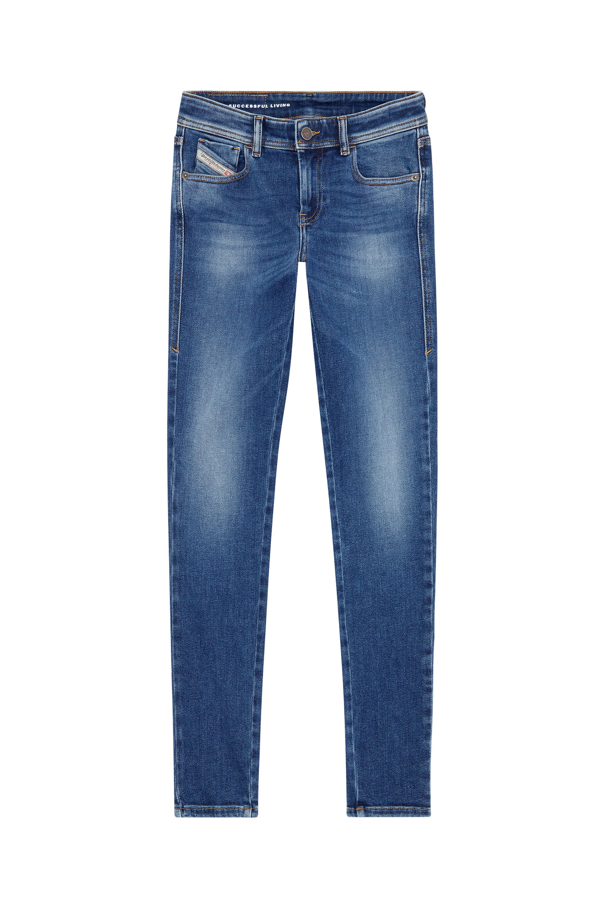 Diesel - Super skinny Jeans 2017 Slandy 09F86, Bleu moyen - Image 2