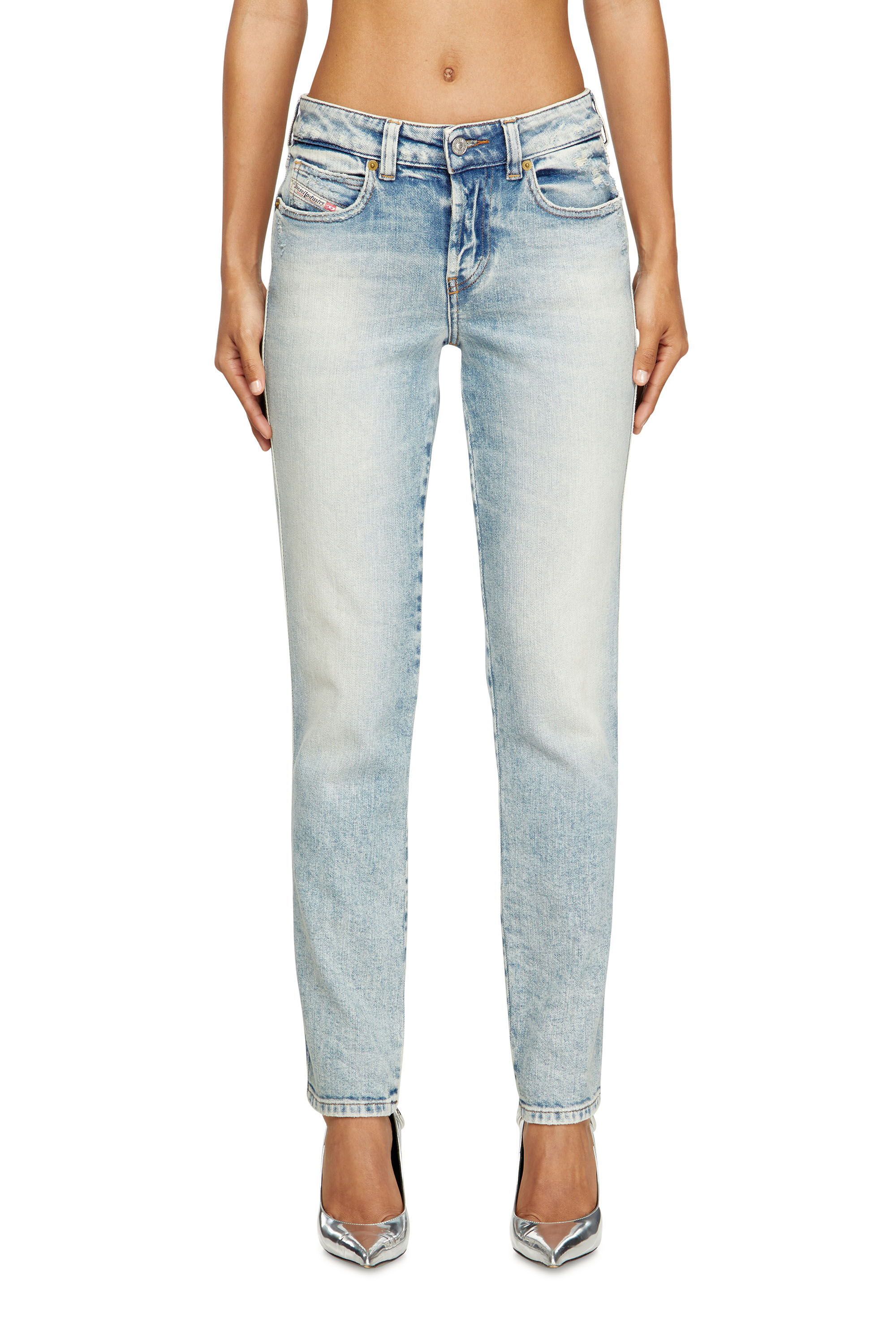 Diesel - Slim Jeans 1992 D-Jiann 09M21 Femme, Bleu Clair - Image 3
