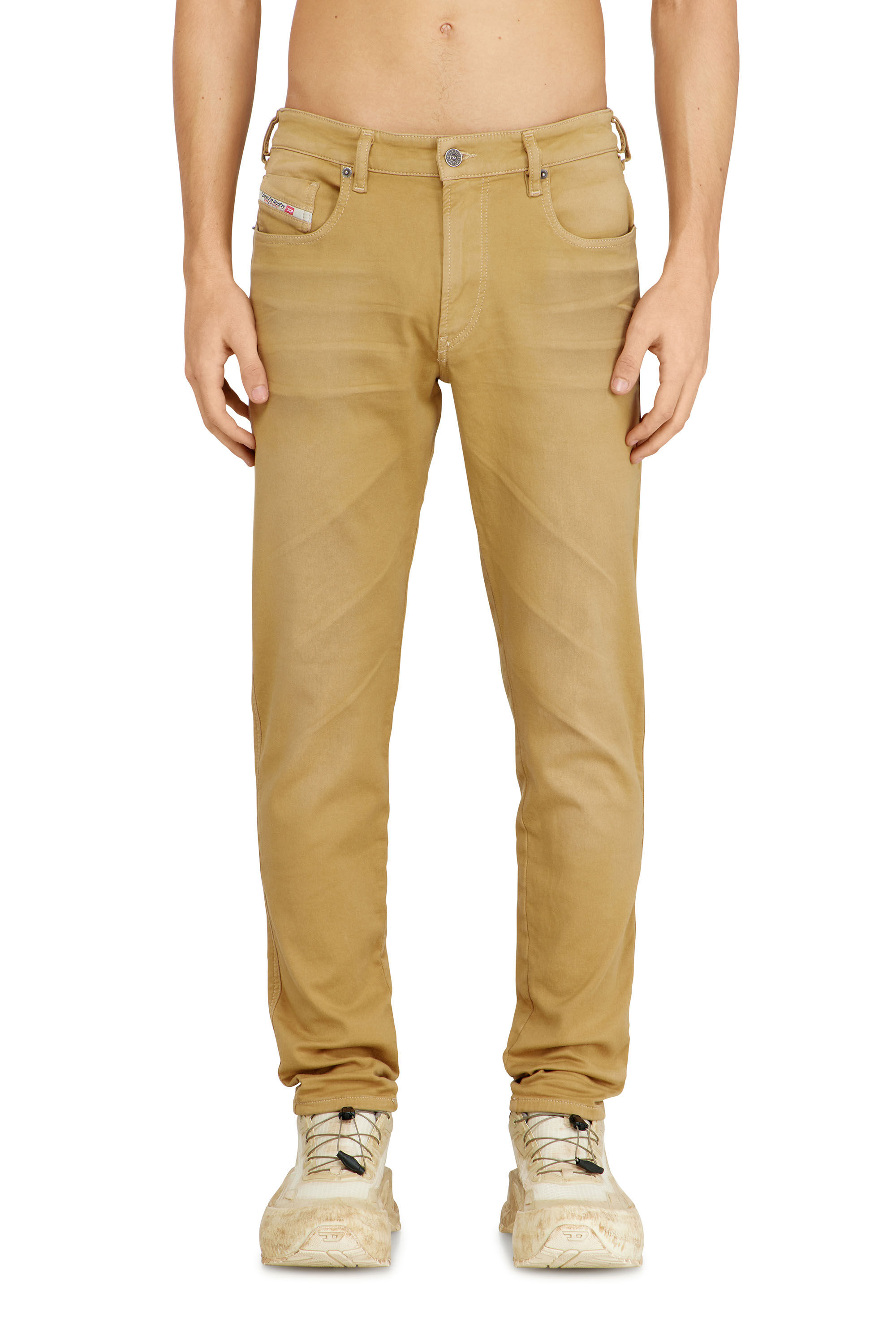 Diesel - Slim 2062 D-Strukt Joggjeans&reg; 0670M Homme, Beige - Image 3
