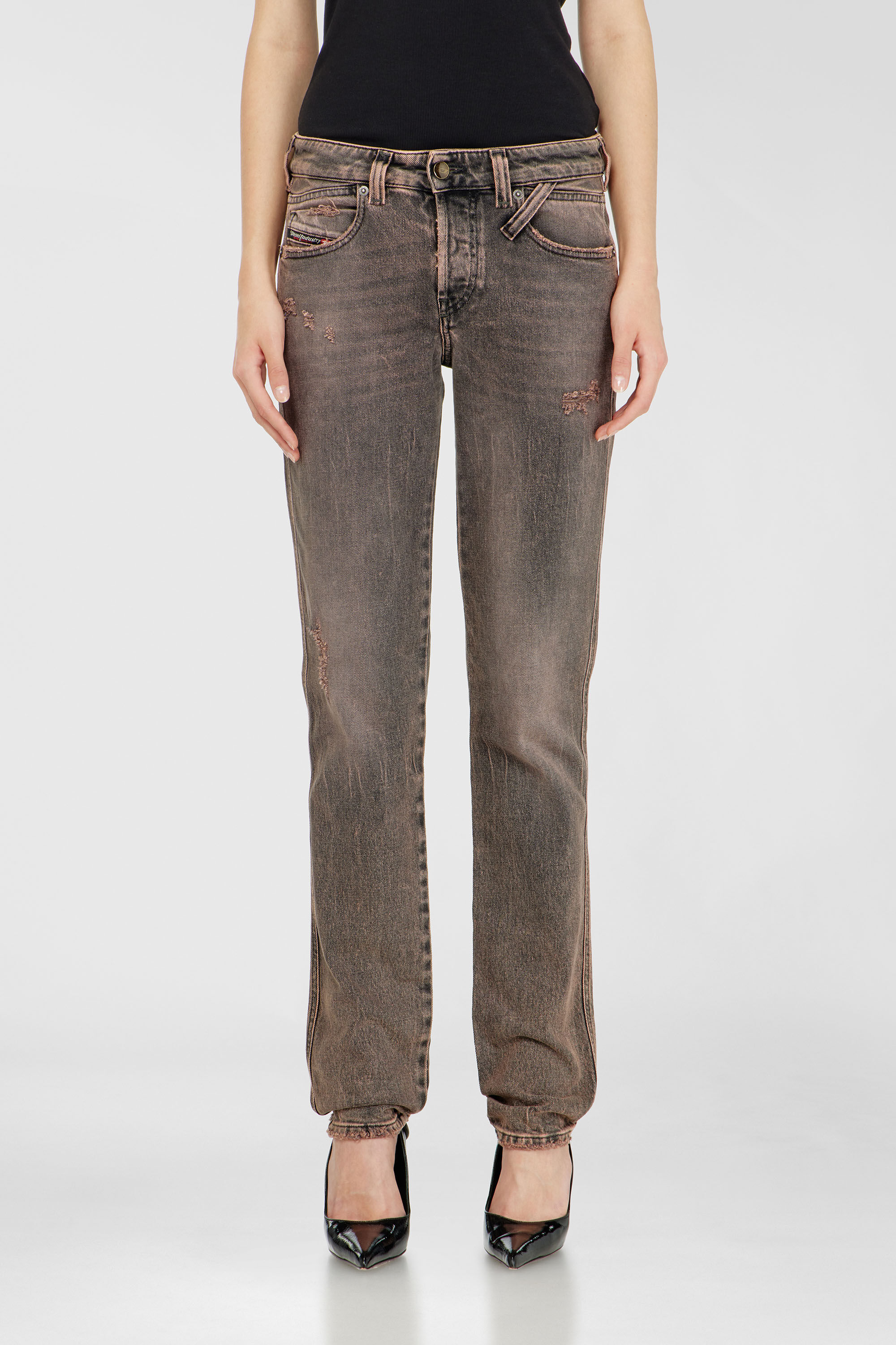 Diesel - Woman's Slim Jeans 1992 D-Jiann 09P45, Pink - 4