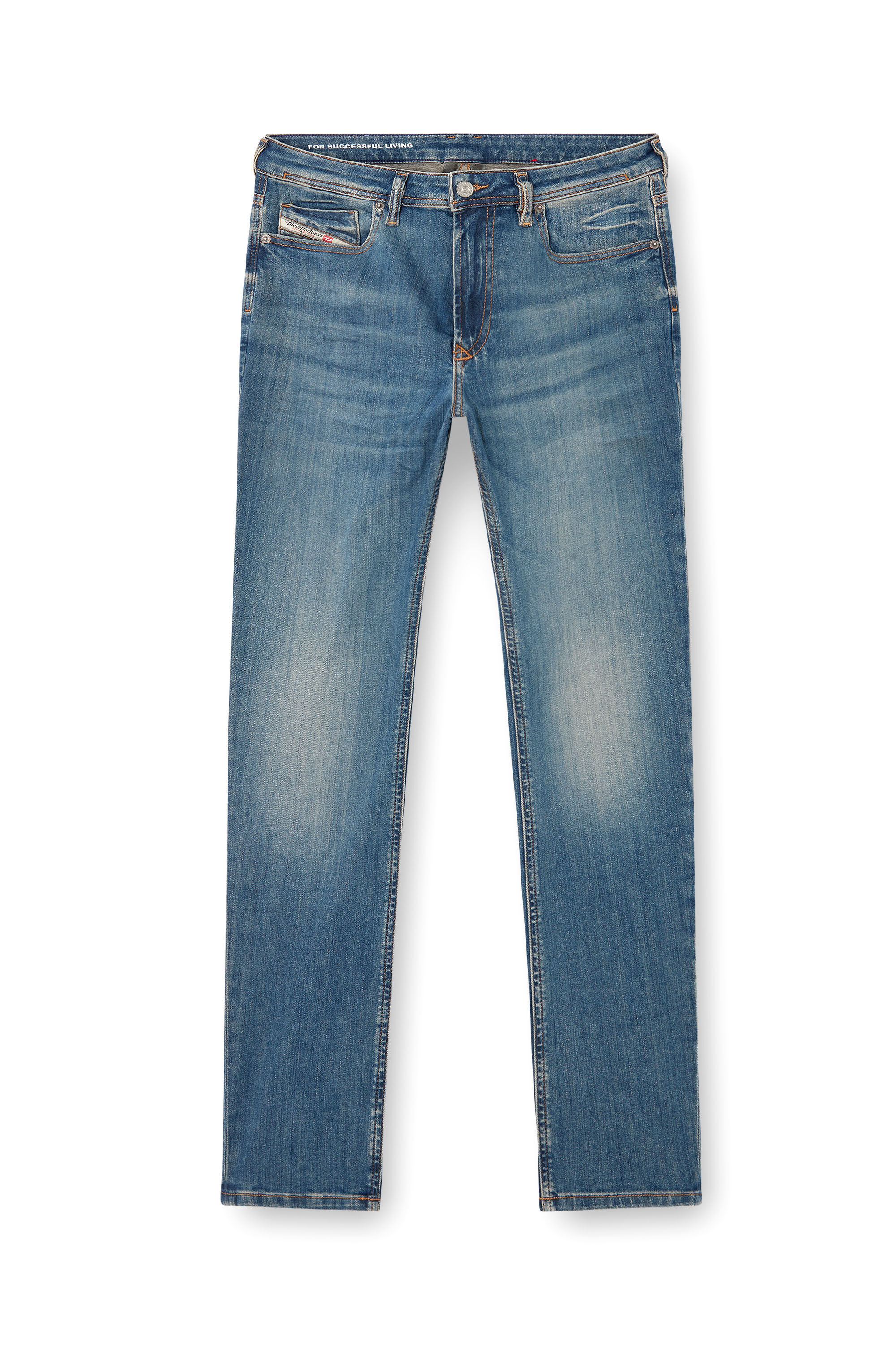 Diesel - Skinny Jeans 1979 Sleenker 0BMBT Homme, Bleu moyen - Image 2