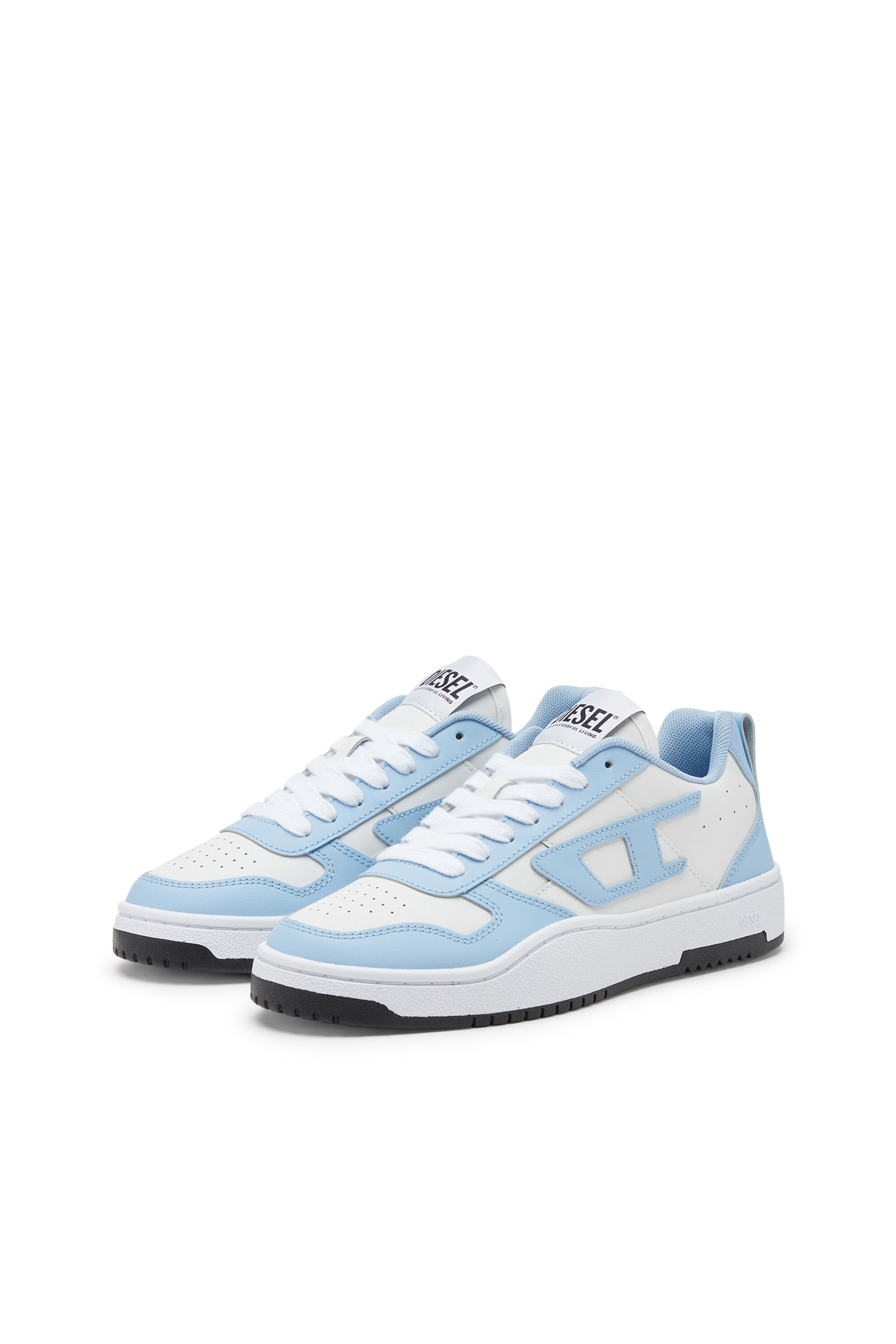 S Ukiyo Low Sneakers basses en cuir et nylon Femme Polychrome Diesel