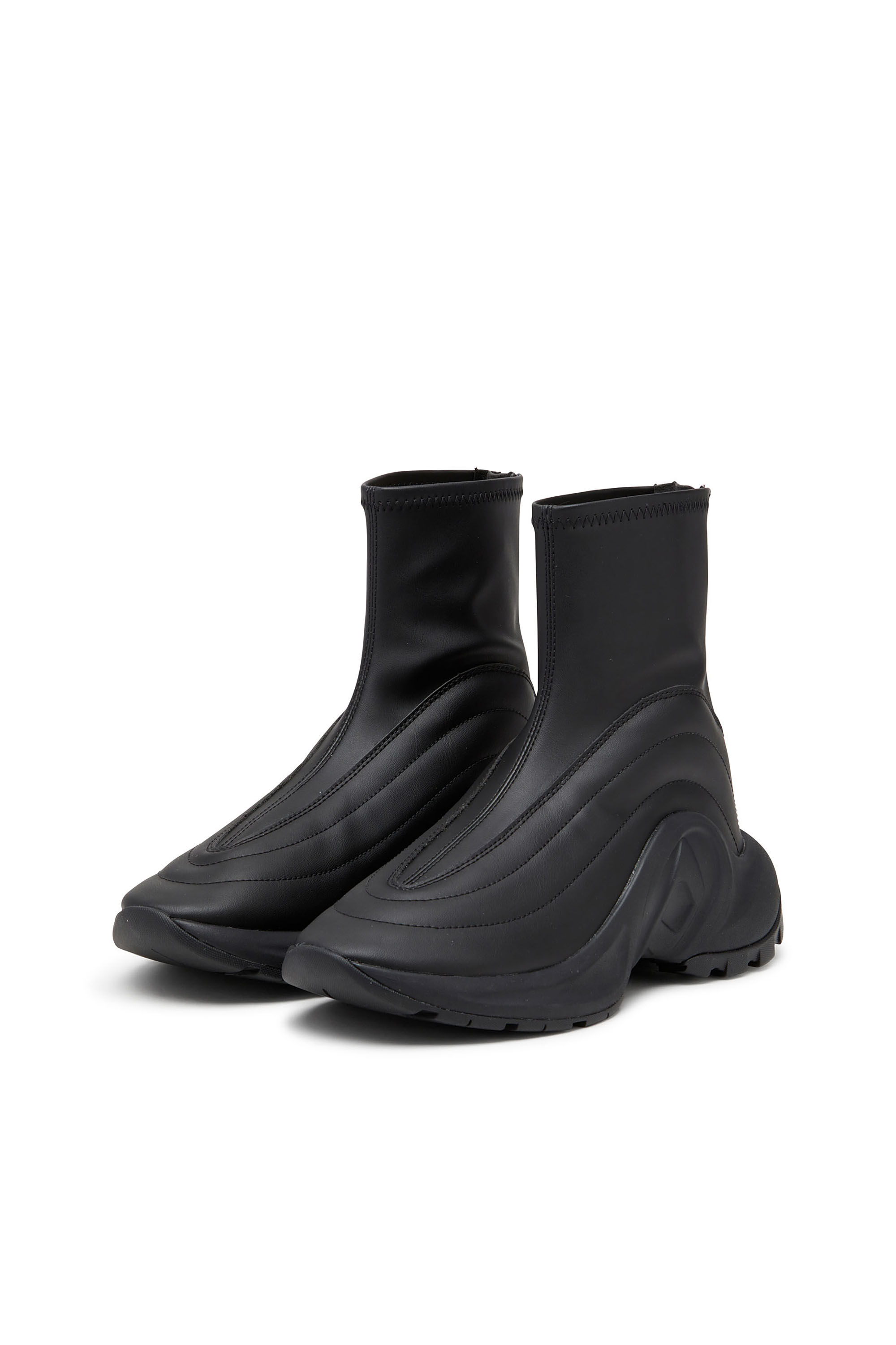 Diesel - S-D-RUNNER BOOTIE X, S-D-Runner - Baskets Mixte in Noir - 8