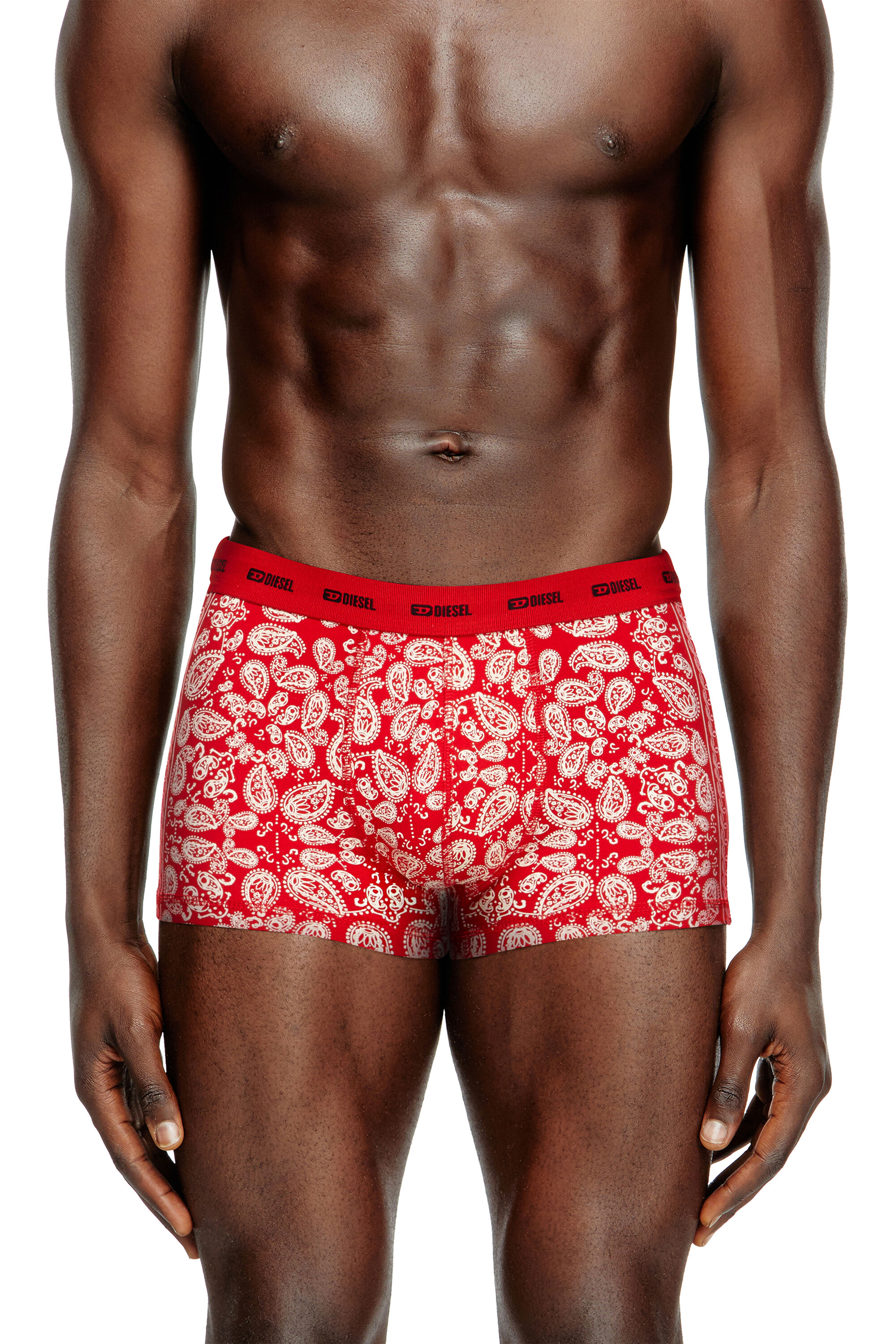 Diesel - DAMIEN-GFT-UTLT-3PACK, Lot de 3 boxers en coton stretch Homme in Polychrome - 3