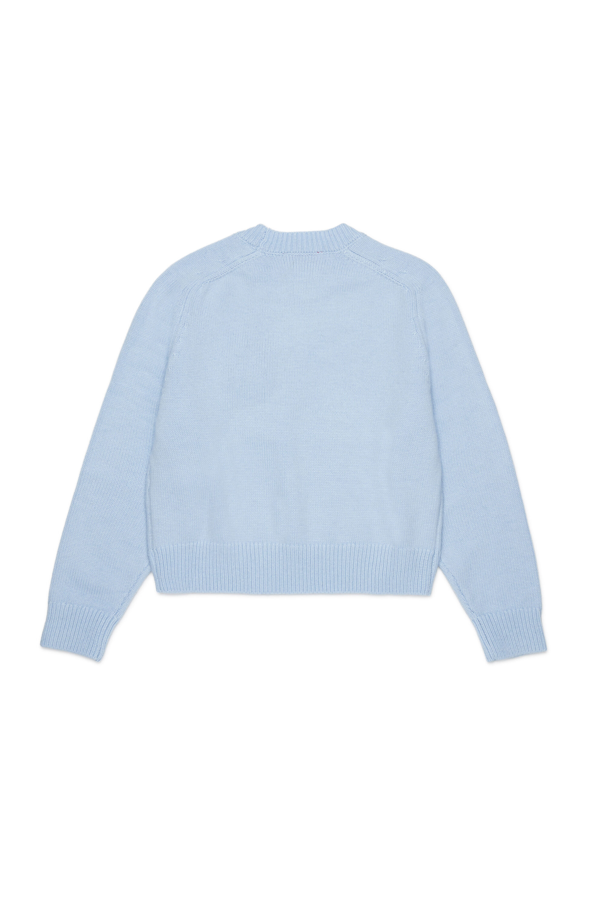 Diesel - KIMLIN, Pull en maille enrichi en cachemire avec logo Oval D Femme in Bleu - 2