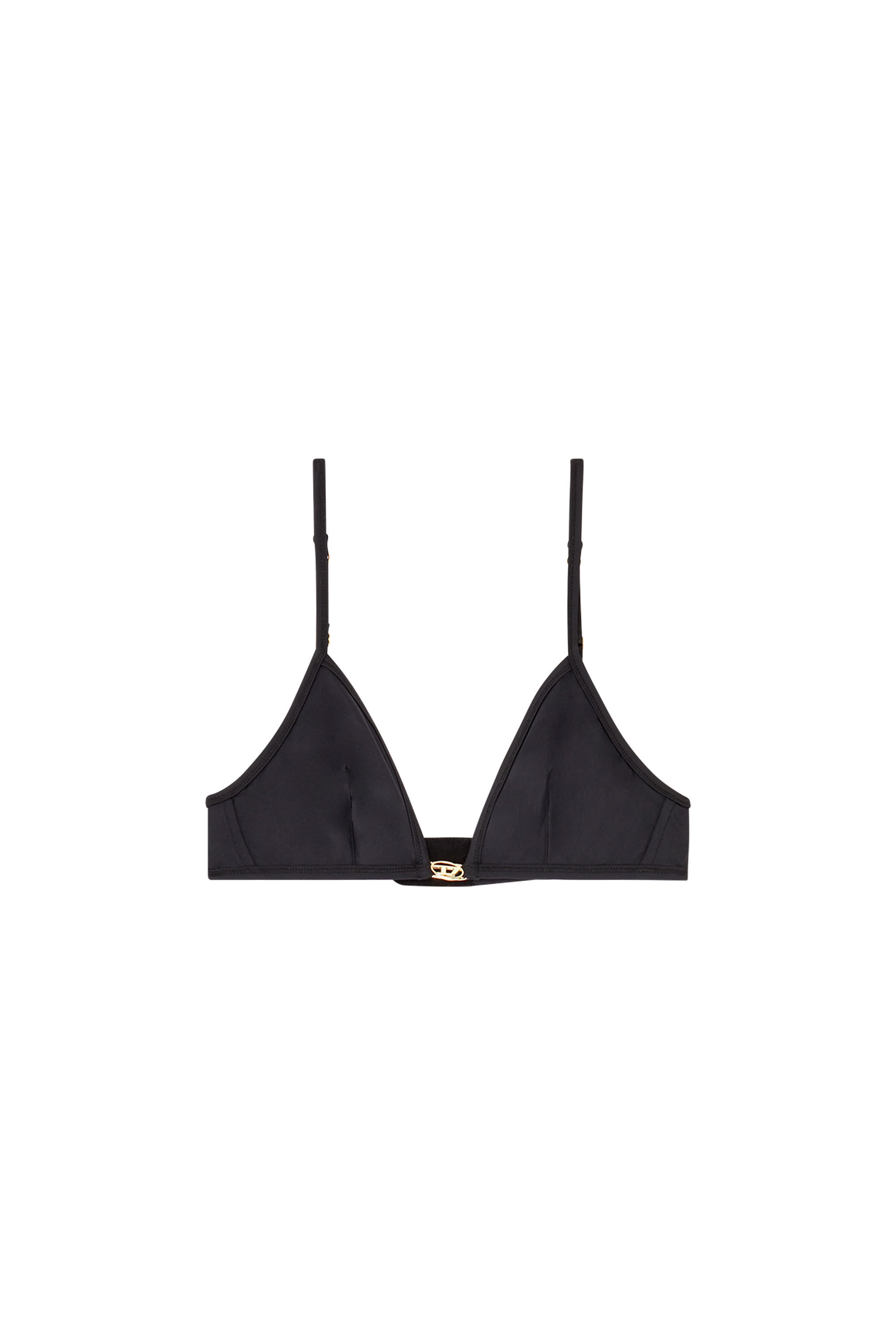 Diesel - LUNA-UTLT, Soutien-gorge triangle en nylon avec d&eacute;tail Oval D Femme in ToBeDefined - 2