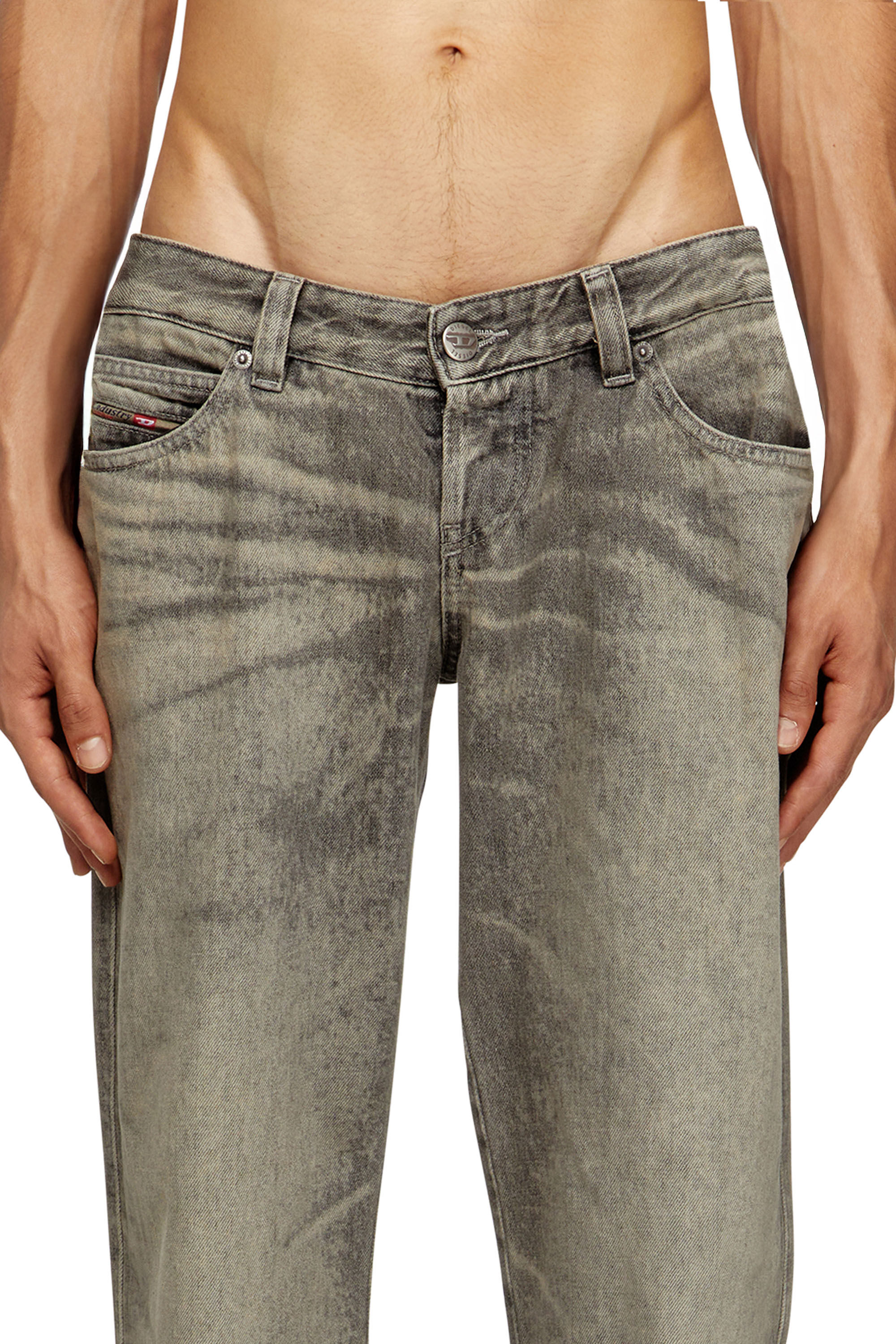 Diesel - Regular Jeans D-Im 007DR Homme, Gris - Image 5