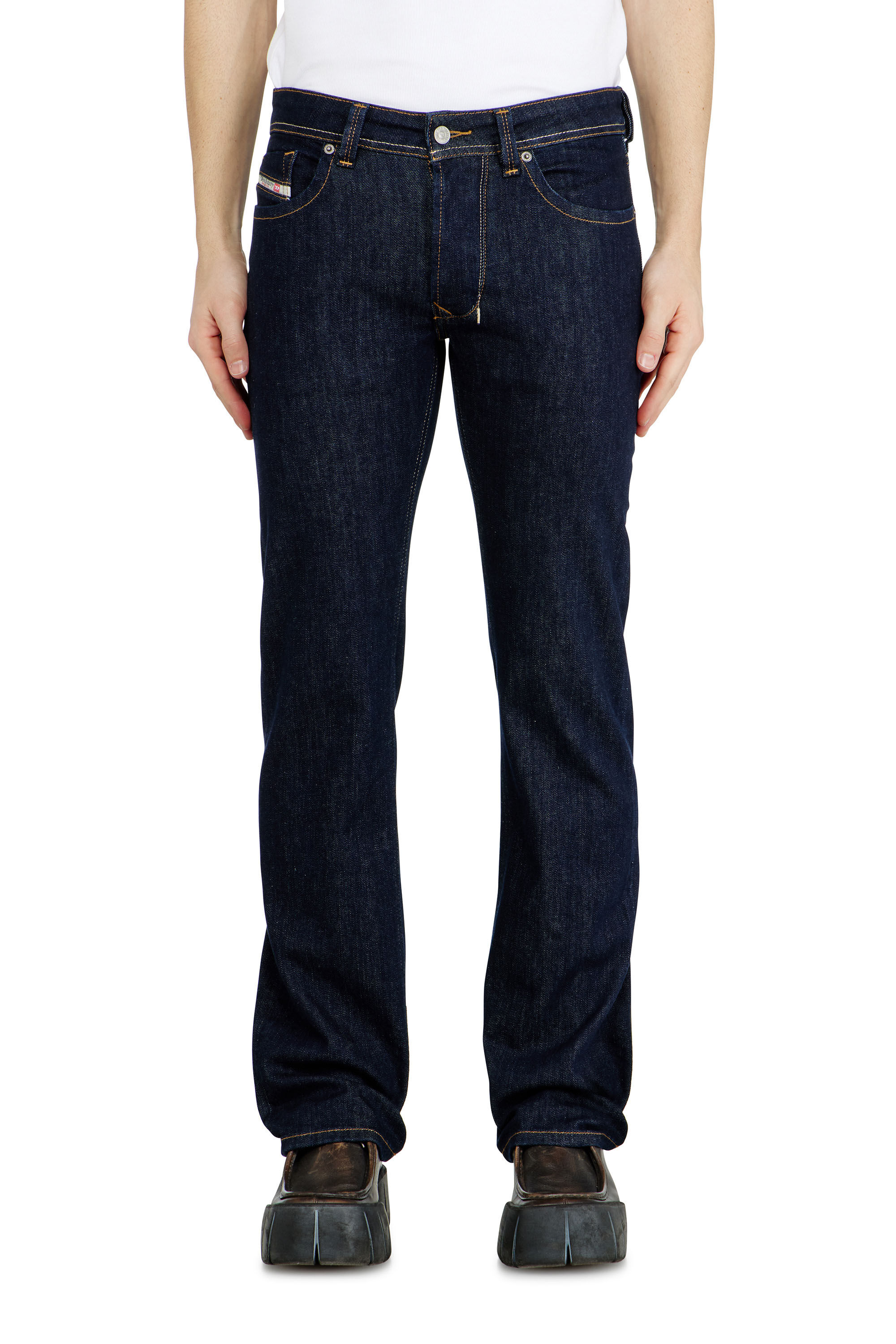 Diesel - Regular Jeans 1985 Larkee 0DBEJ Homme, Bleu Fonc&eacute; - Image 4