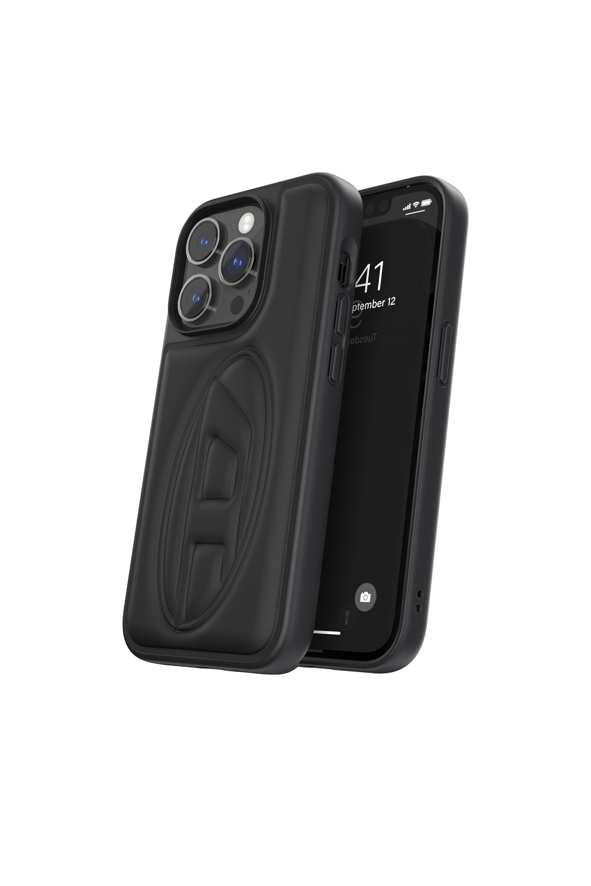 Diesel - 53407 MOULDED CASE, Coque moulée pur iPhone 14 Pro Mixte in Noir - 3