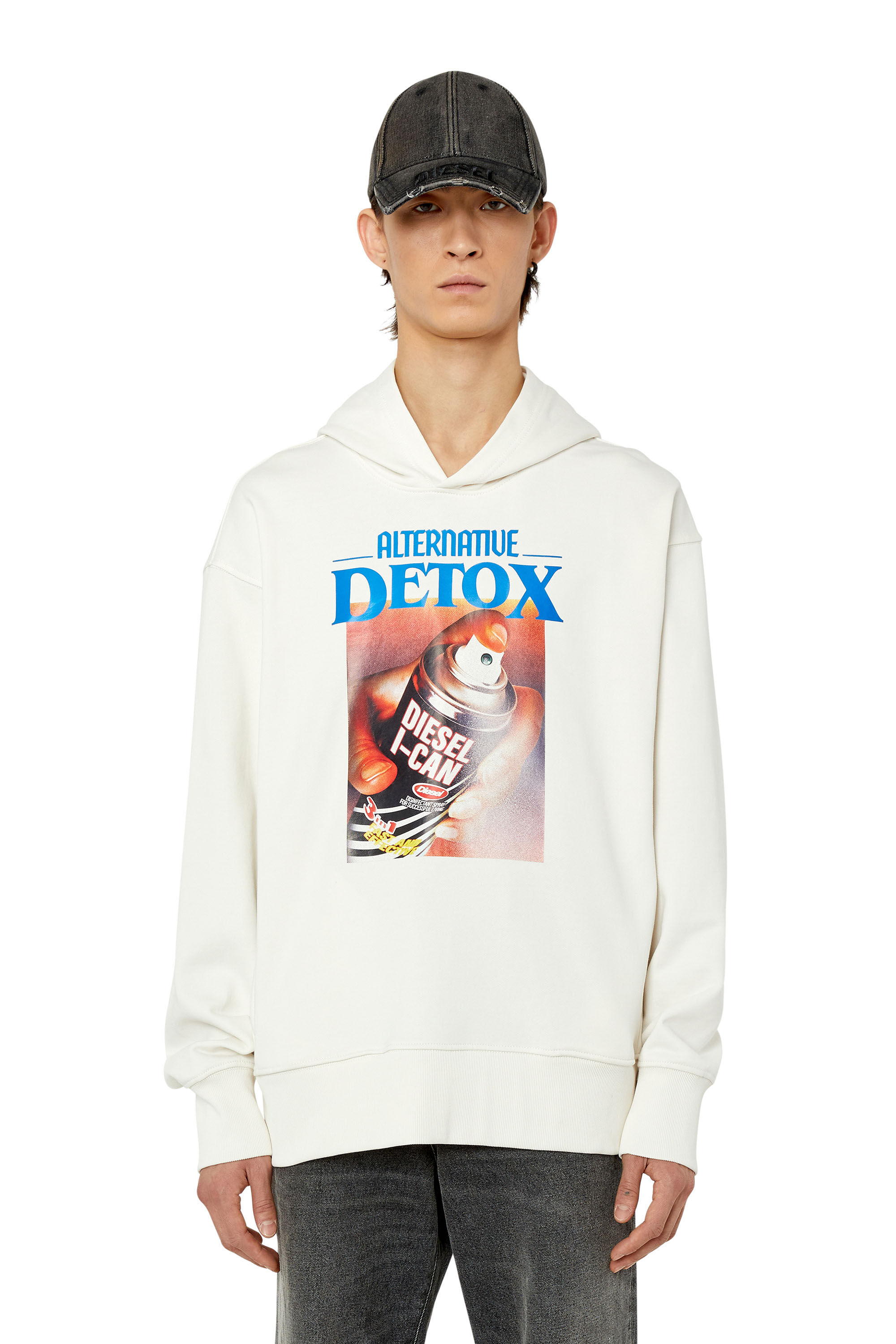 Diesel - S-MACSOUT-HOOD, Blanc - Image 2