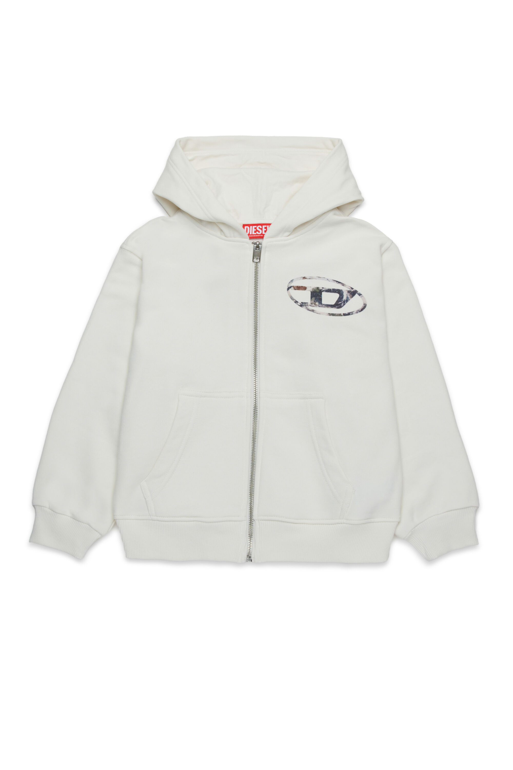 Diesel - SWELTHOODZIP  OVER, Blanc - Image 1