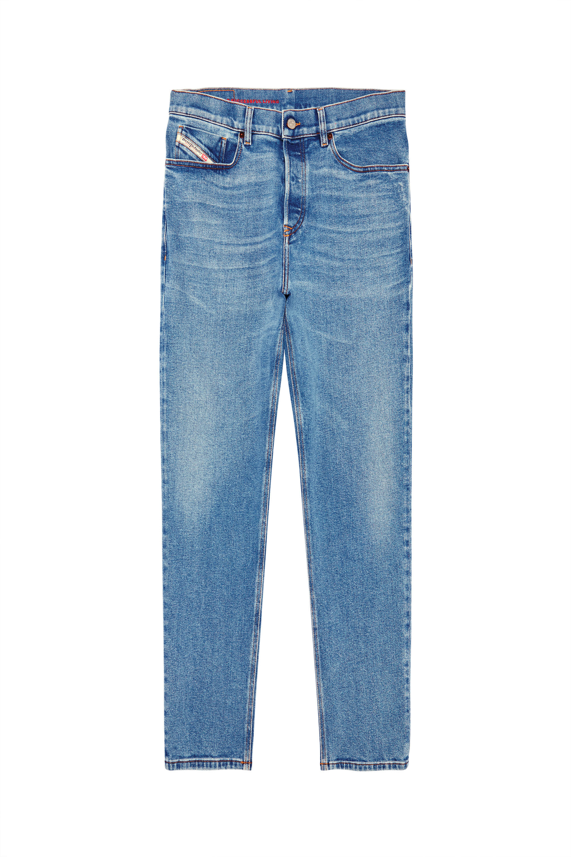 Diesel - 2005 D-FINING 09B92 Tapered Jeans, Bleu Clair - Image 2