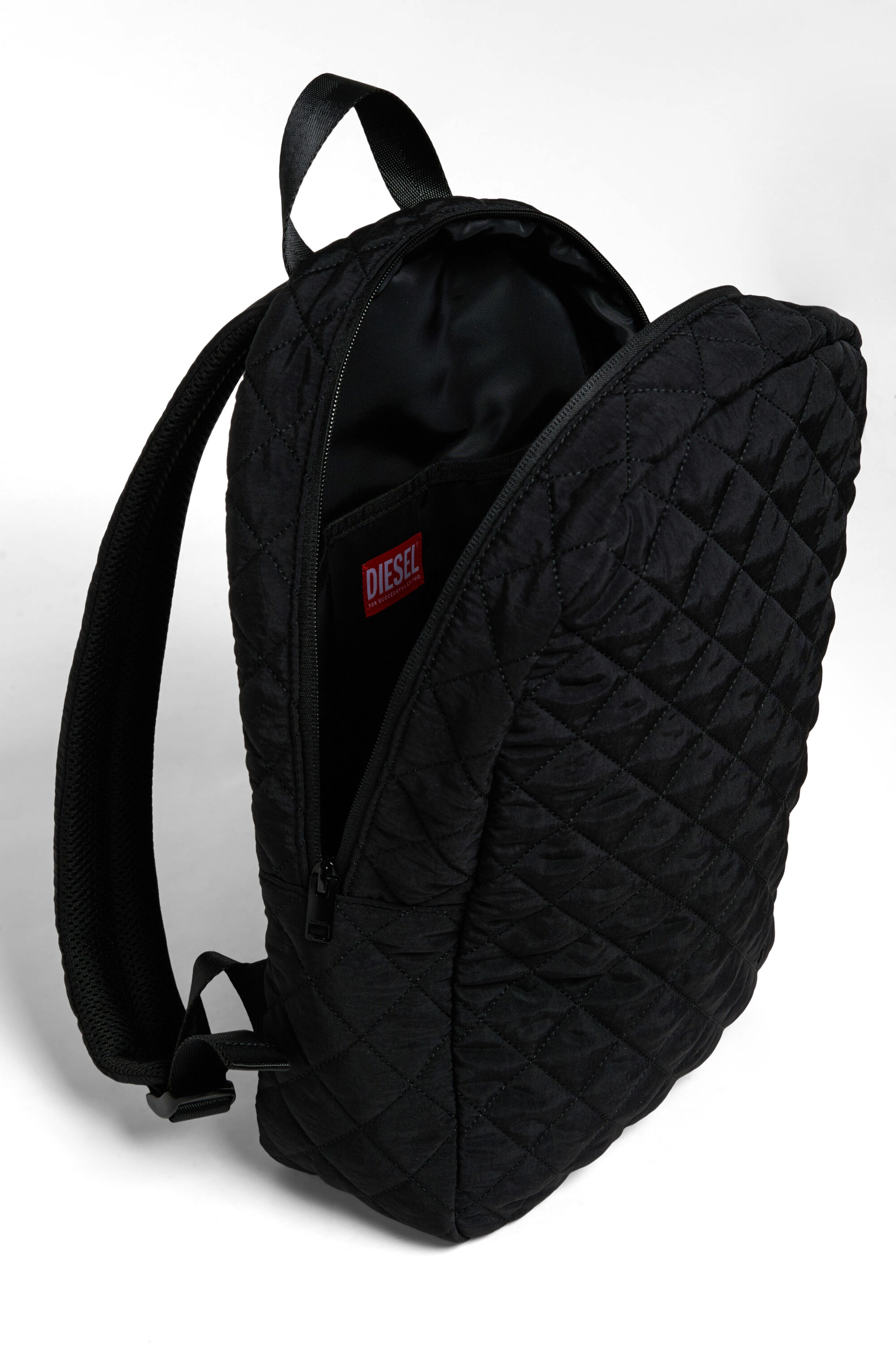 Diesel - WMENT, WMENT - Sac &agrave; dos en nylon matelass&eacute; Mixte in Noir - 4