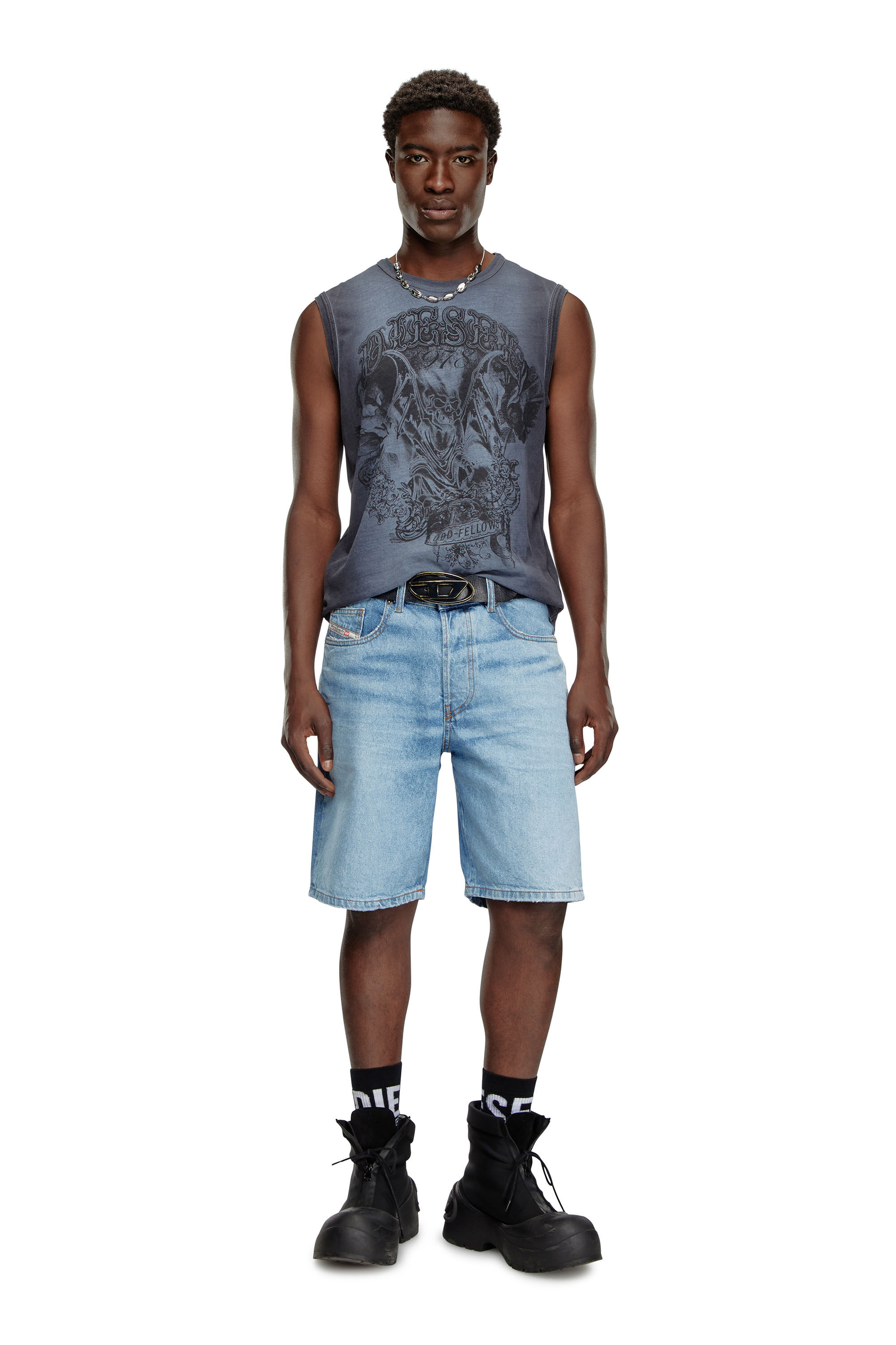 Short en jean diesel homme new arrivals