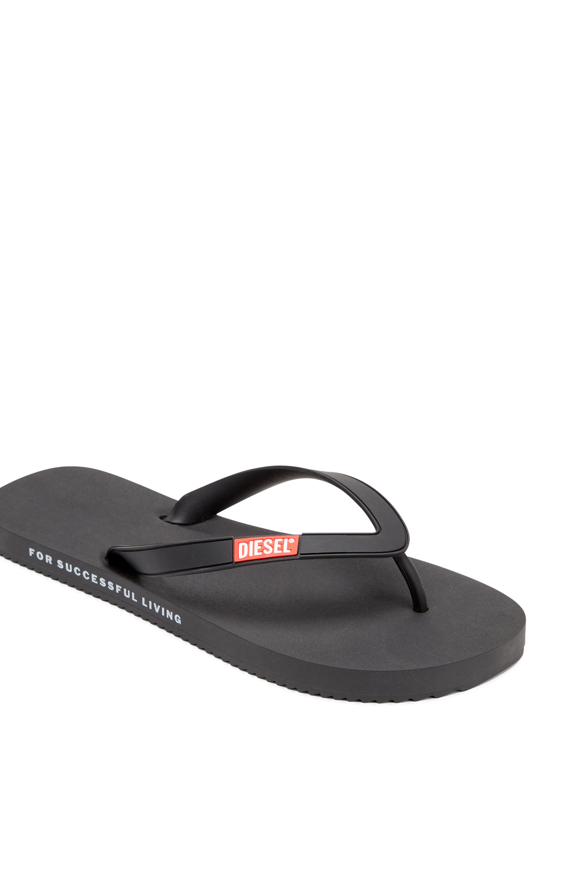 Diesel - SA-RIO, Sa-Rio-Tongs en caoutchouc Homme in Noir - 6