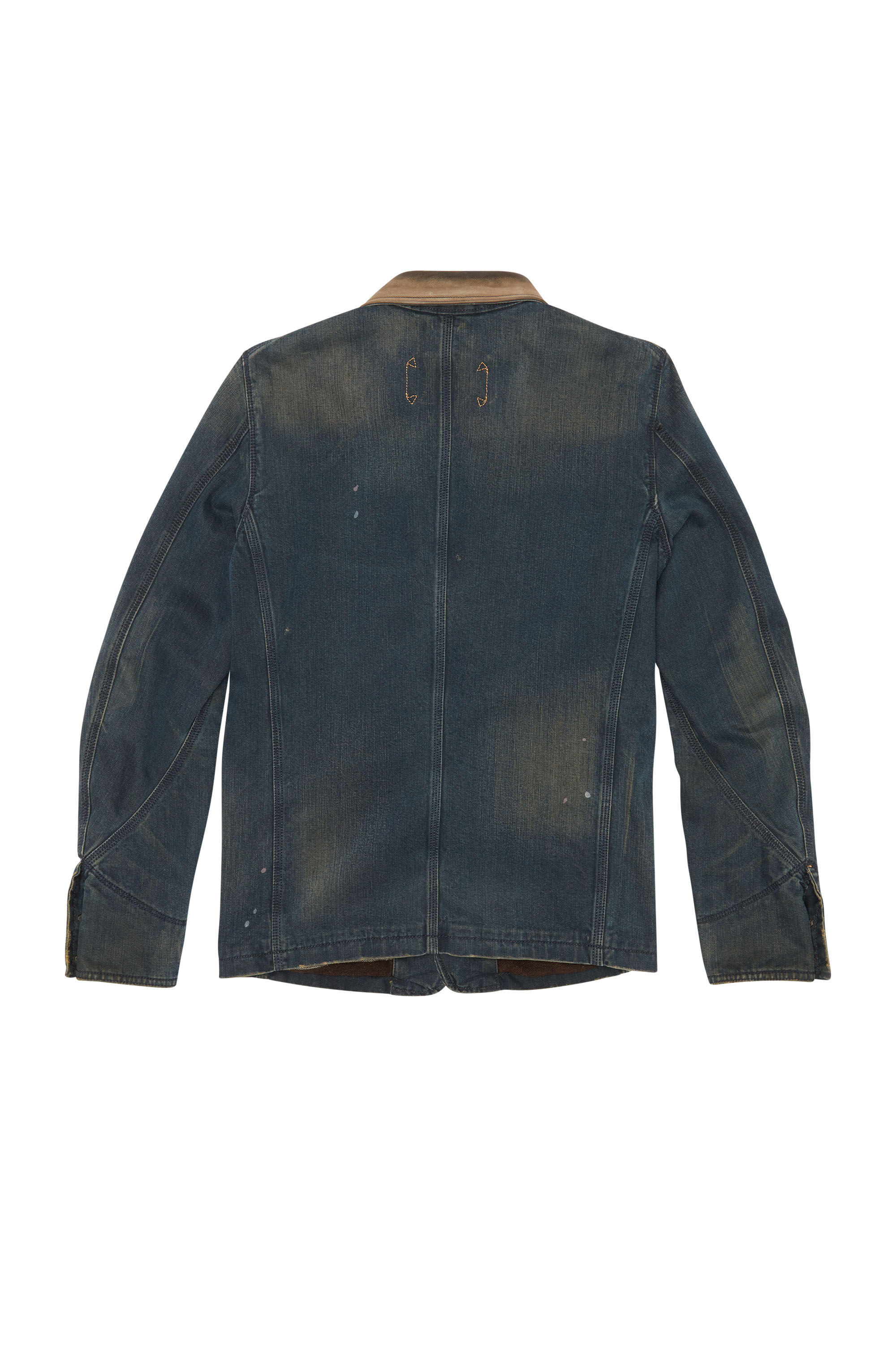 Diesel - JACKET-H-L-A-P, Diesel Homme - Vestes en denim Bleu foncé Homme in Bleu - 2