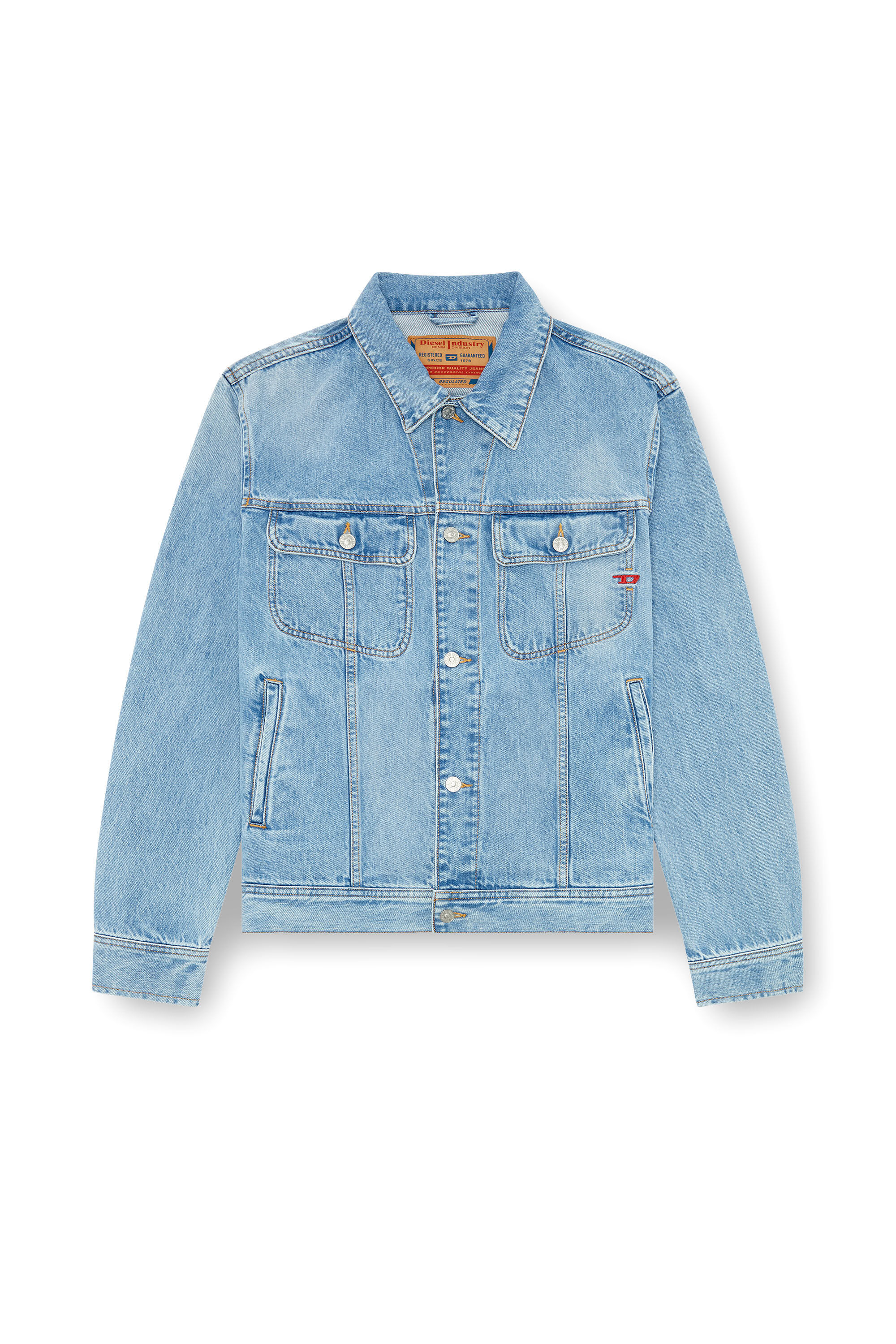 Veste diesel bleu new arrivals