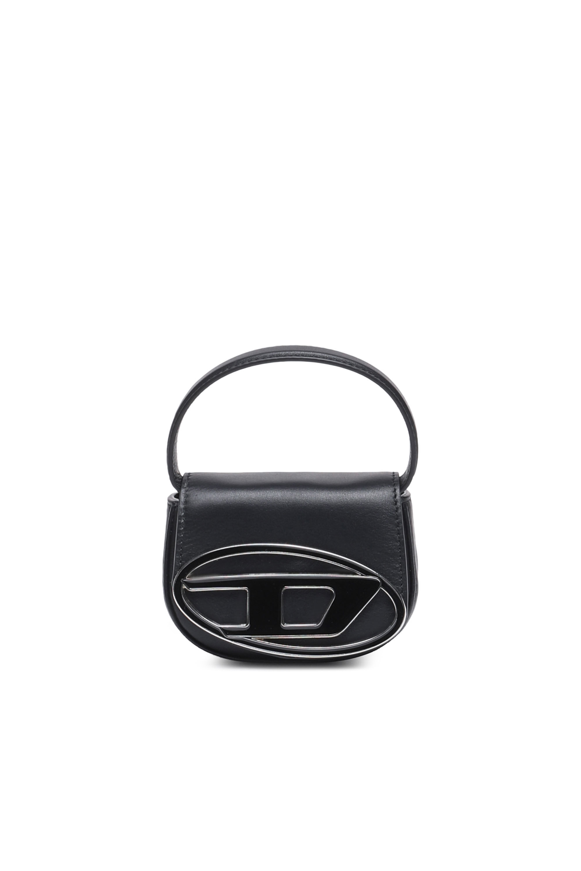 ショルダーバッグ・ポシェット 1DR LEATHER SHOULDER BAG Women's 1DR-Iconic shoulder bag in glitter fabric | Black