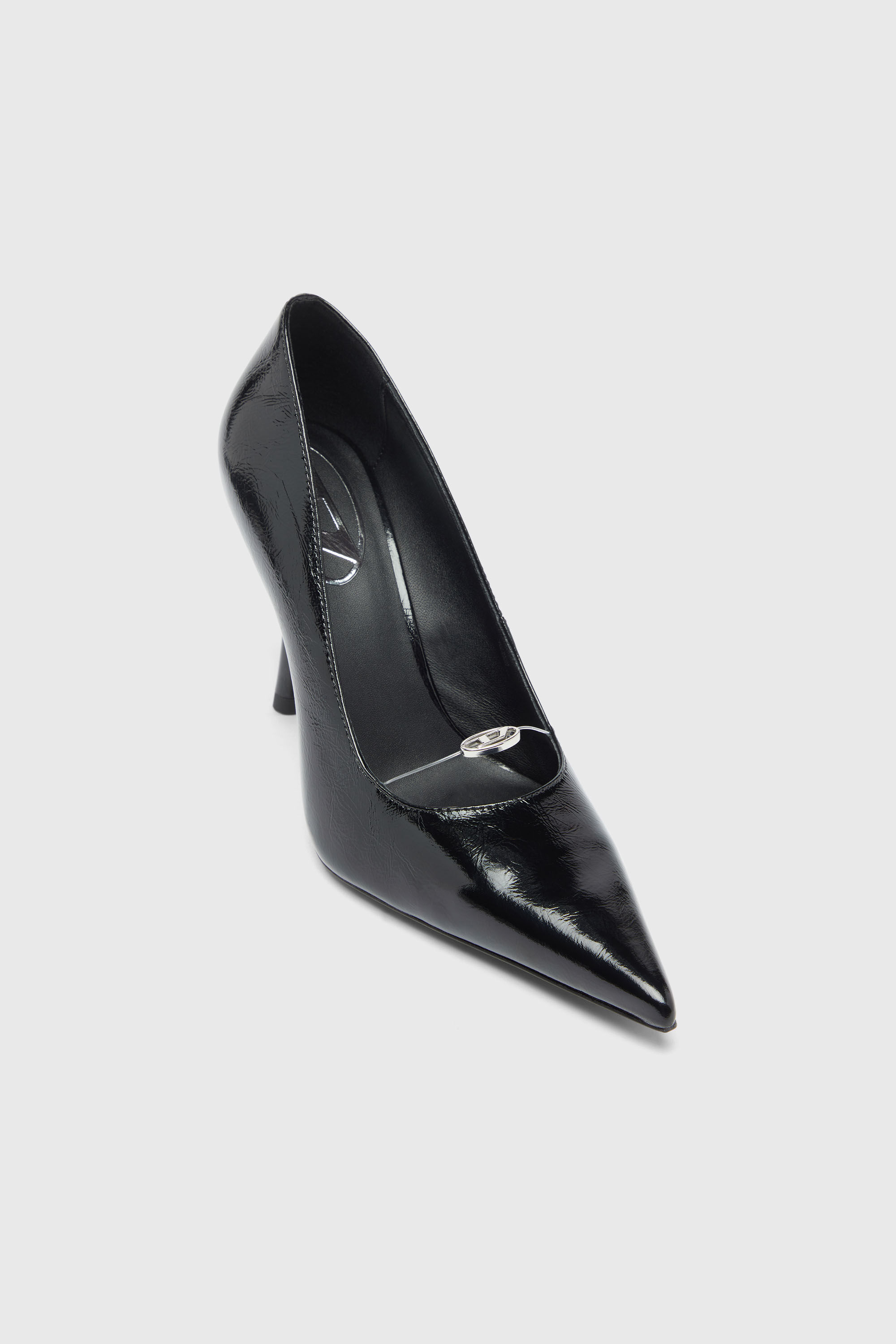 Diesel - D-JEWELS 90 P, D-Jewels - Escarpins en cuir naplak Femme in Noir - 6