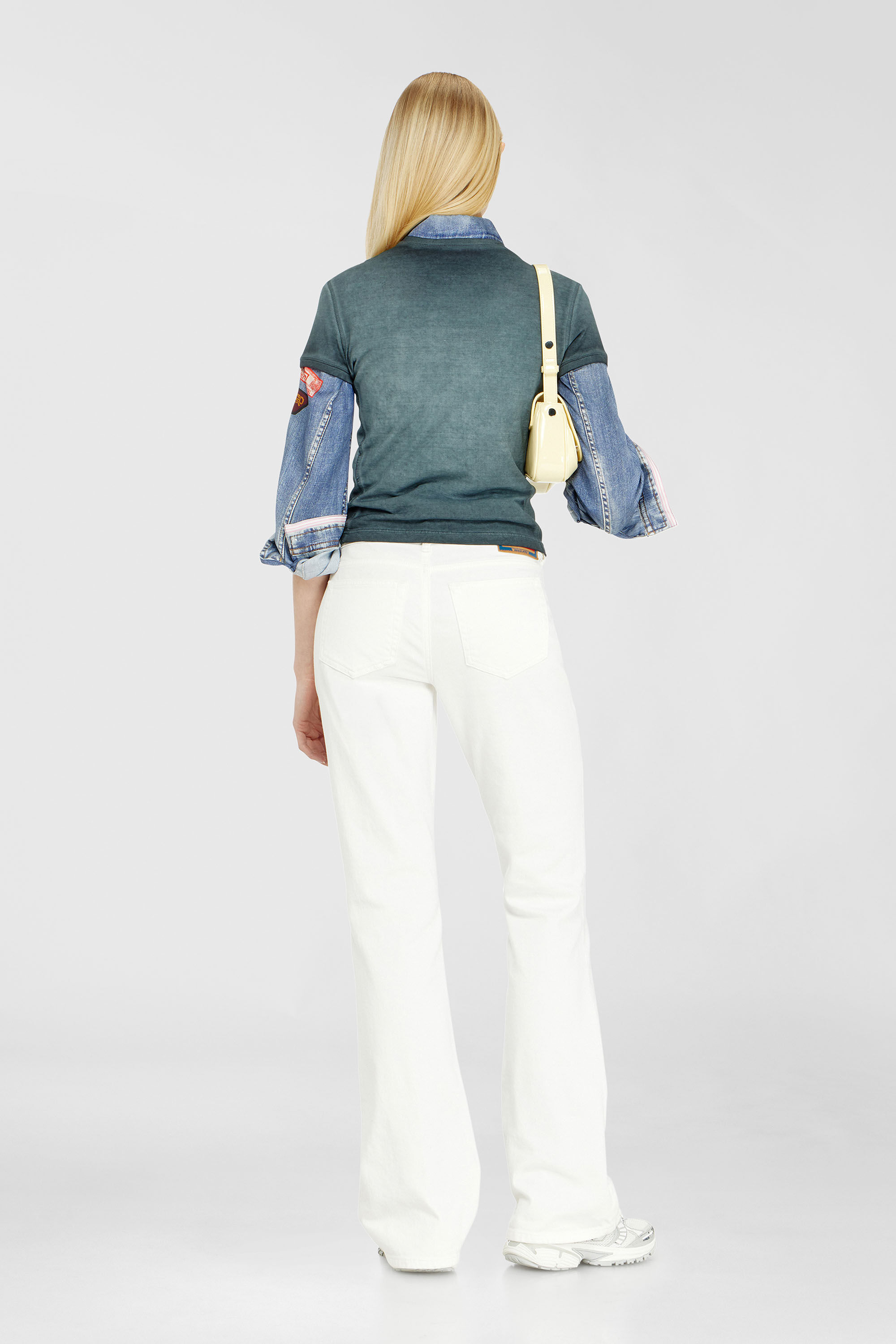 Diesel - Bootcut Jeans 1969 D-Ebbey 09D63 Femme, Blanc - Image 3