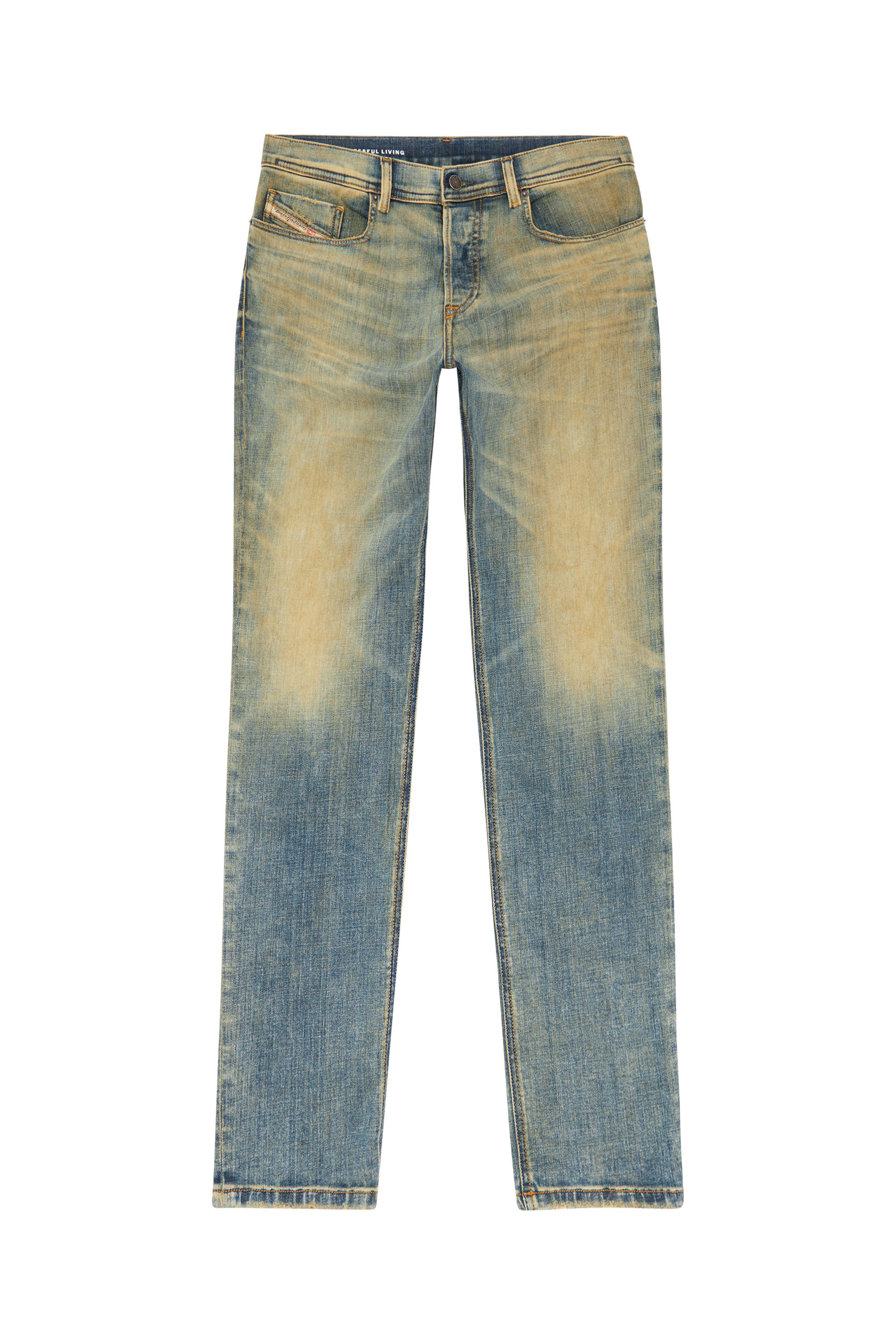 Diesel - Tapered Jeans 2023 D-Finitive 09J51, Bleu moyen - Image 2